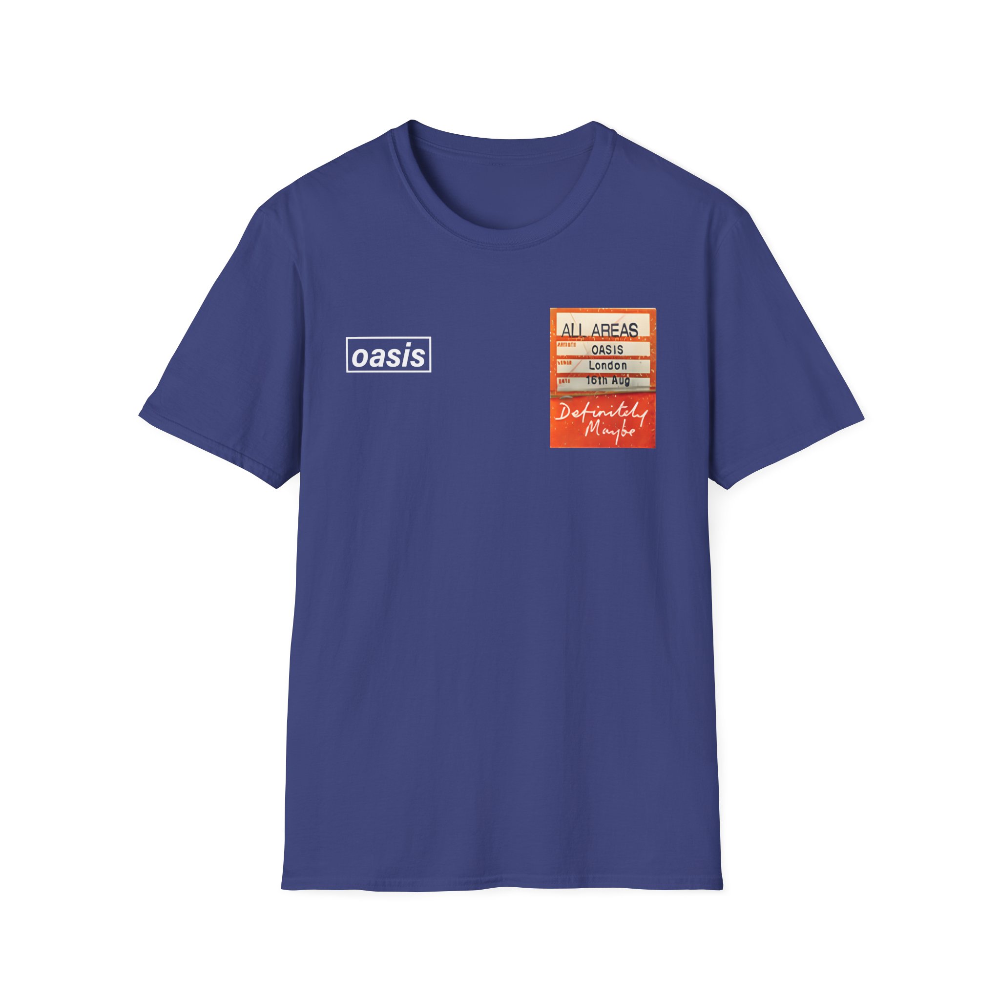 Oasis Setlist Unisex Softstyle T-Shirt