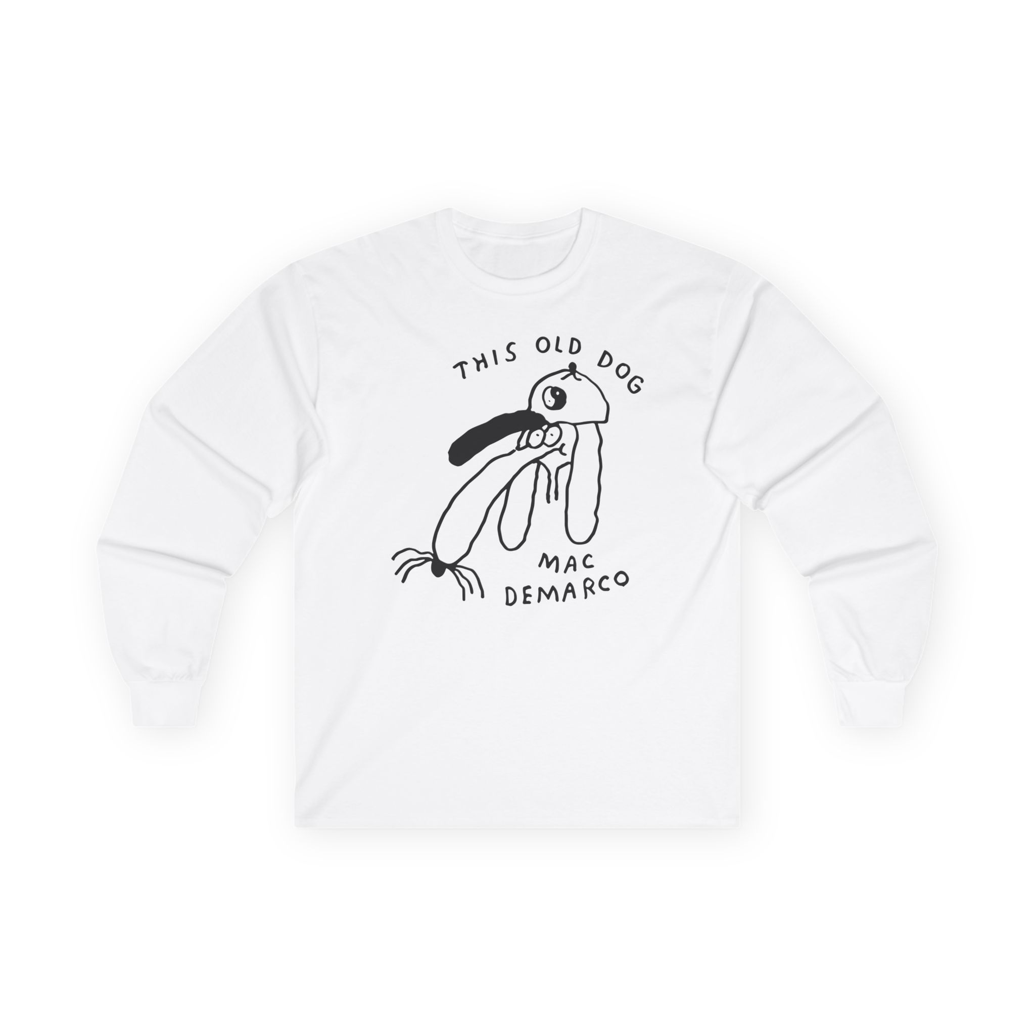 Mac Demarco Dog Doodle Unisex Ultra Cotton Long Sleeve Tee