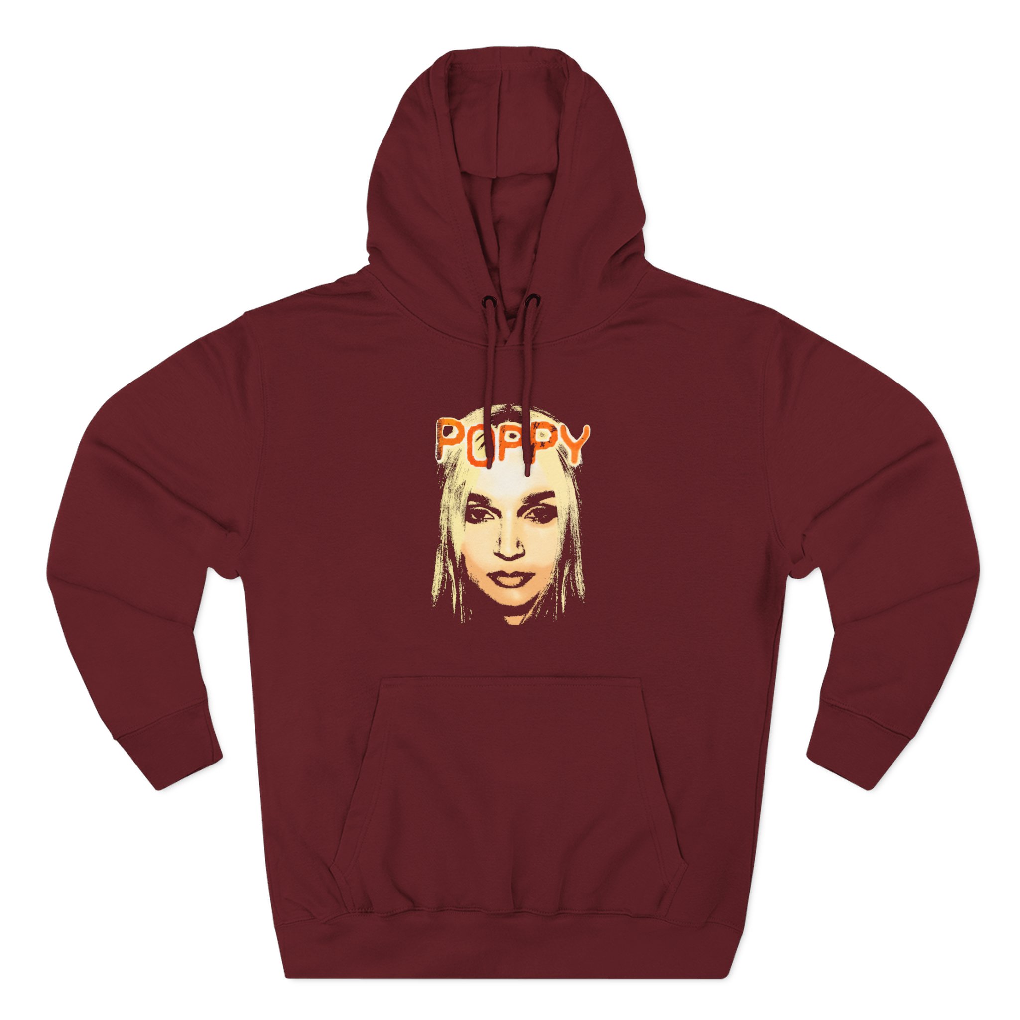 Poppy Demons Three-Panel Fleece Hoodie