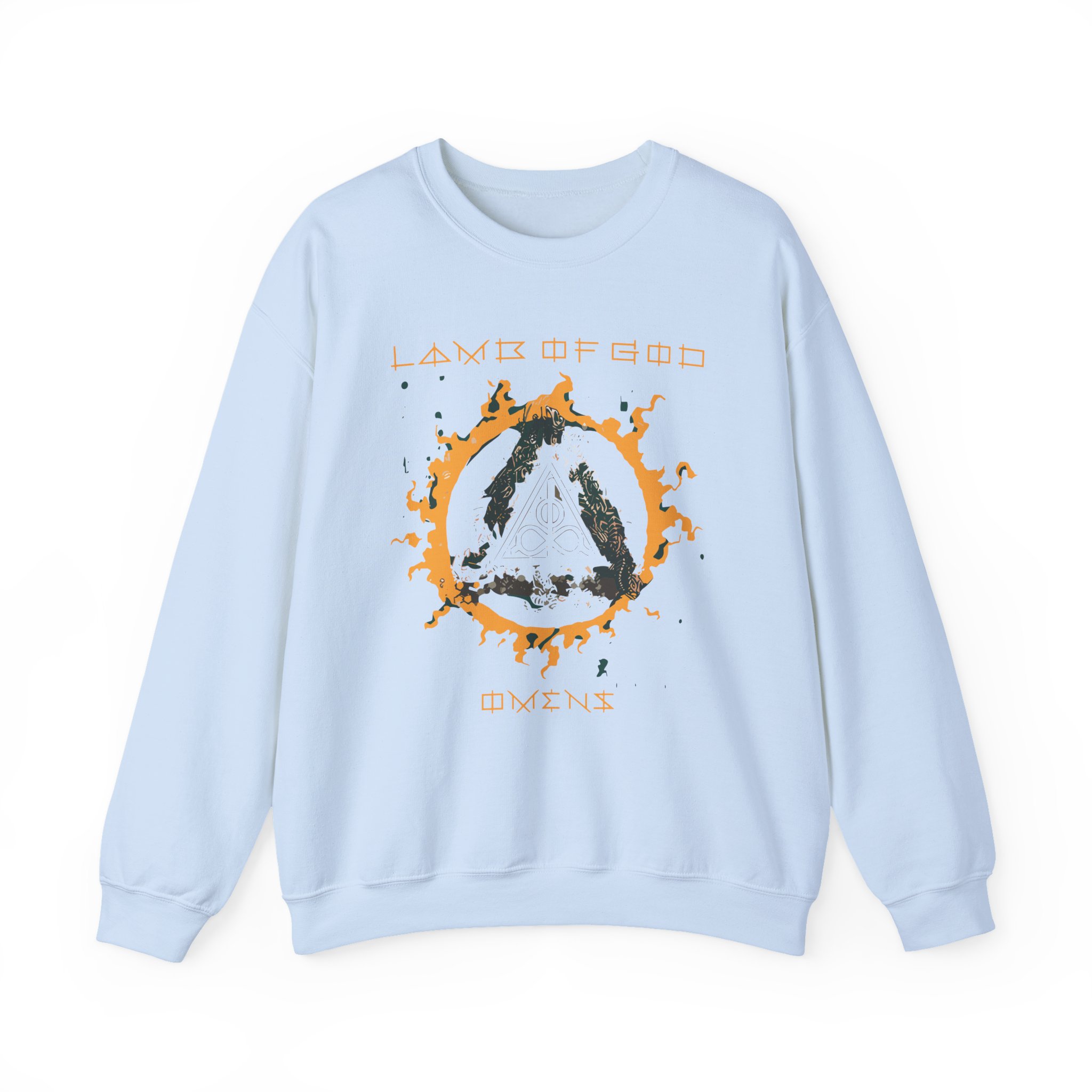 Lamb of God Omens Triangle Unisex Heavy Blendâ„¢ Crewneck Sweatshirt