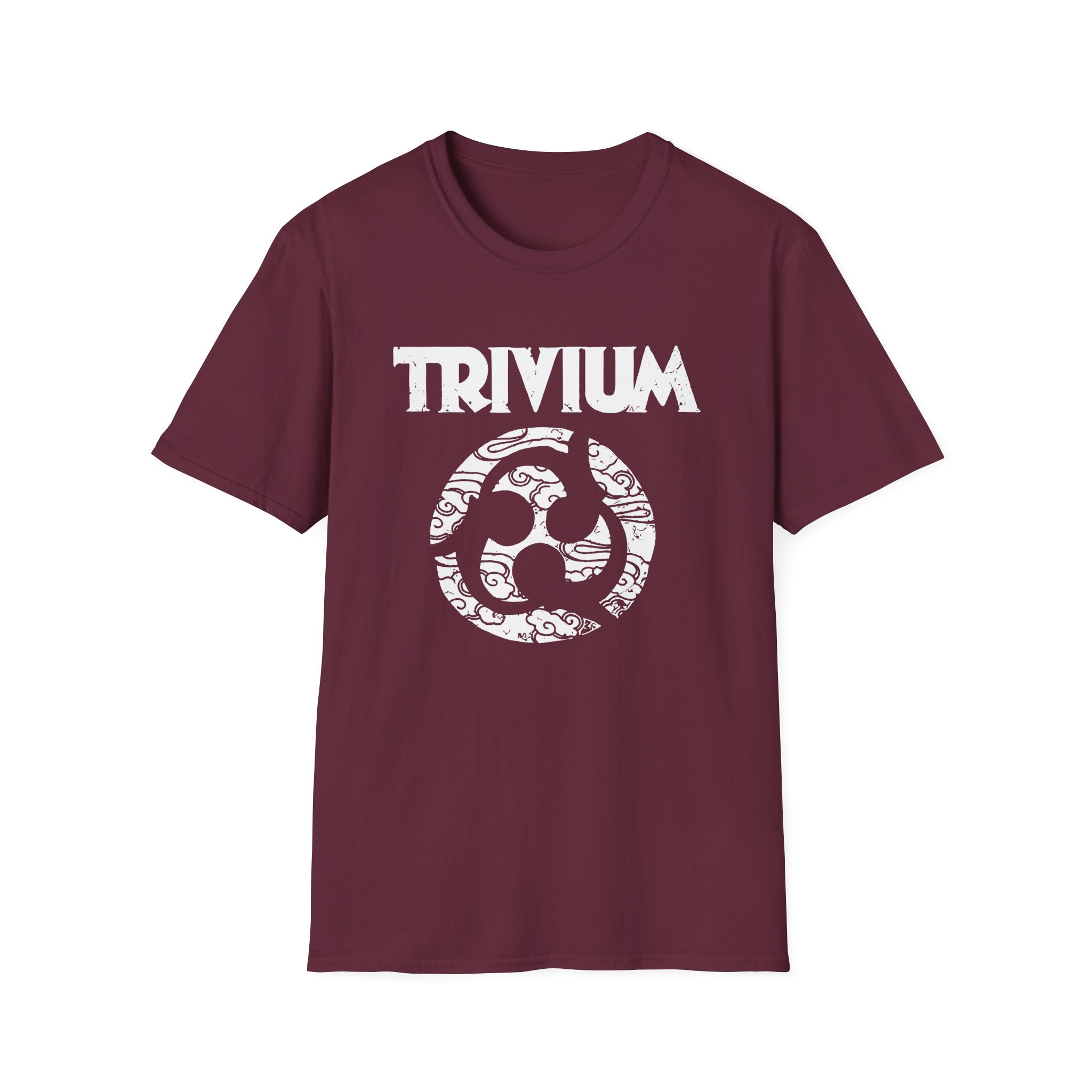 Trivium Swirl Logo Unisex Softstyle T-Shirt