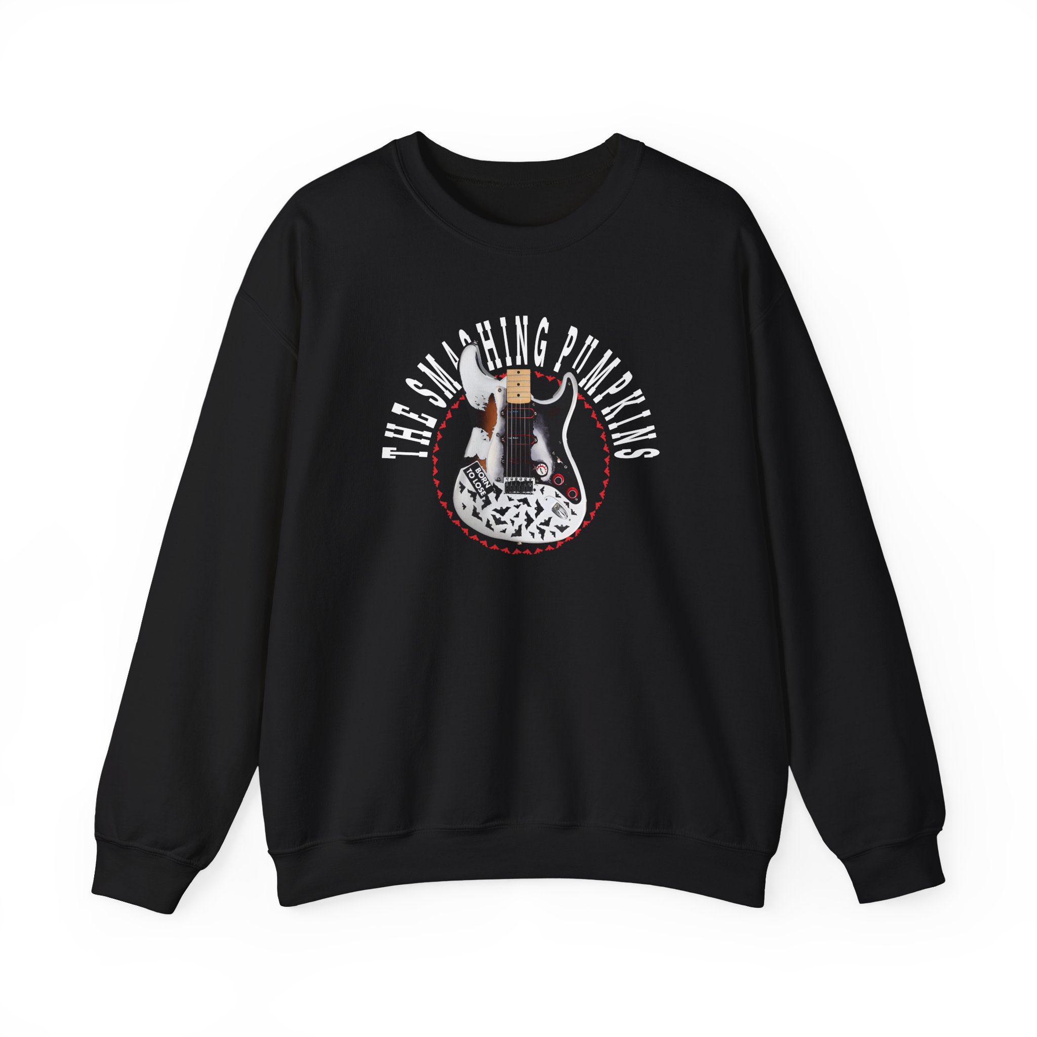 Billy Corgan Bat Strat Unisex Heavy Blendâ„¢ Crewneck Sweatshirt