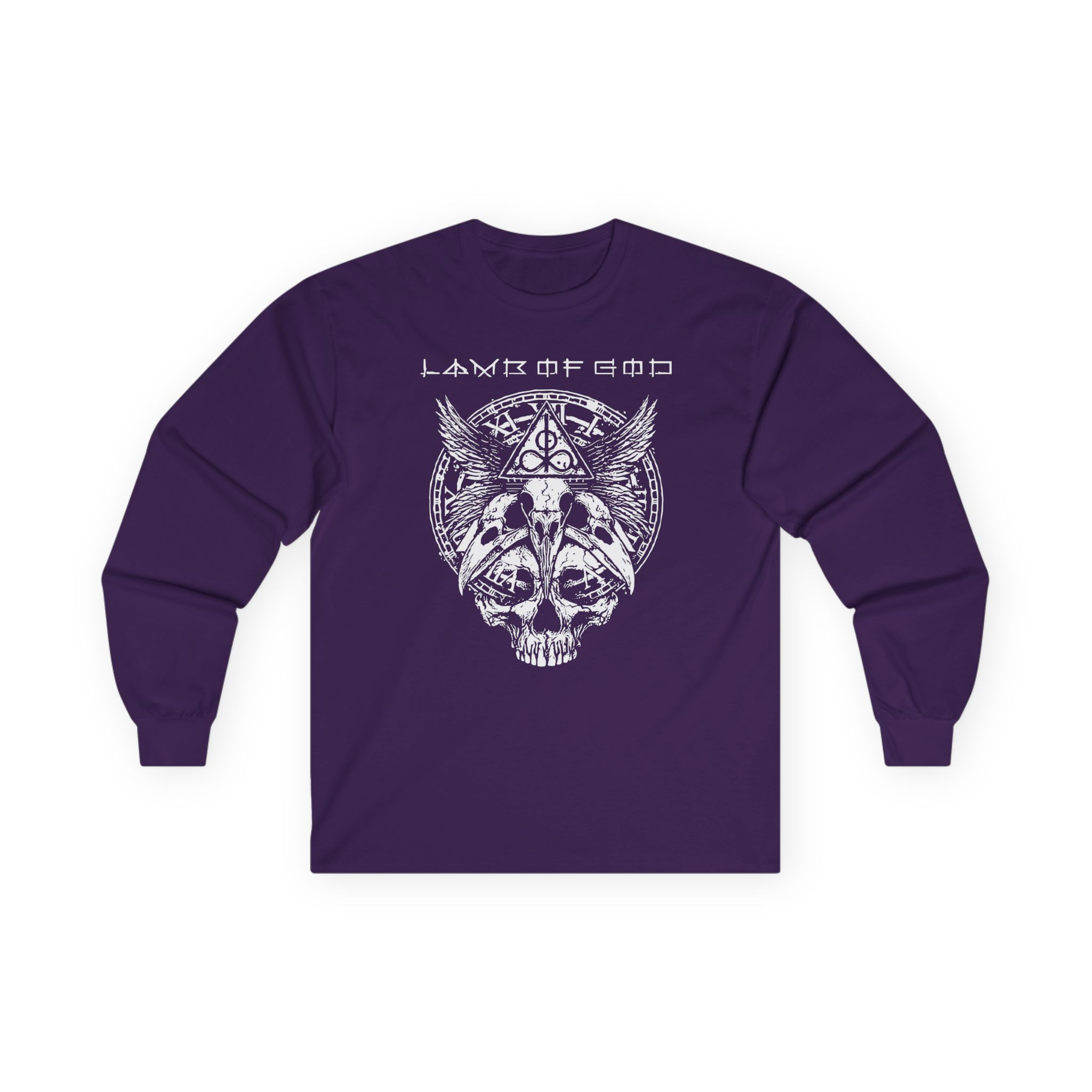 Lamb of God Time Skull Unisex Ultra Cotton Long Sleeve Tee