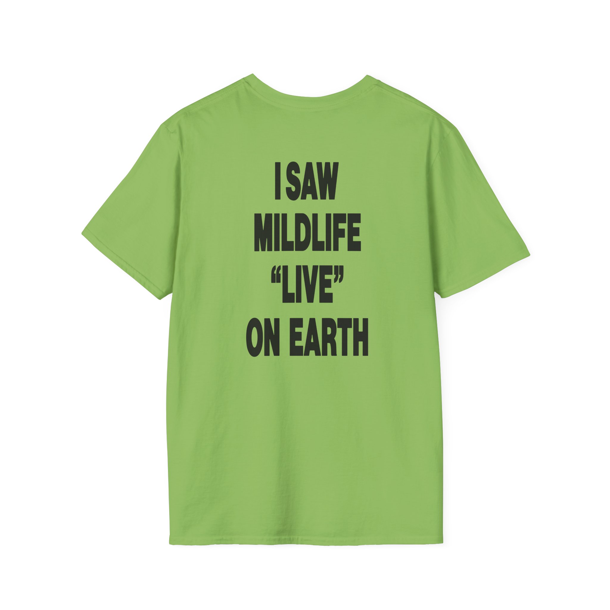 Mildlife Live on Earth Unisex Softstyle T-Shirt