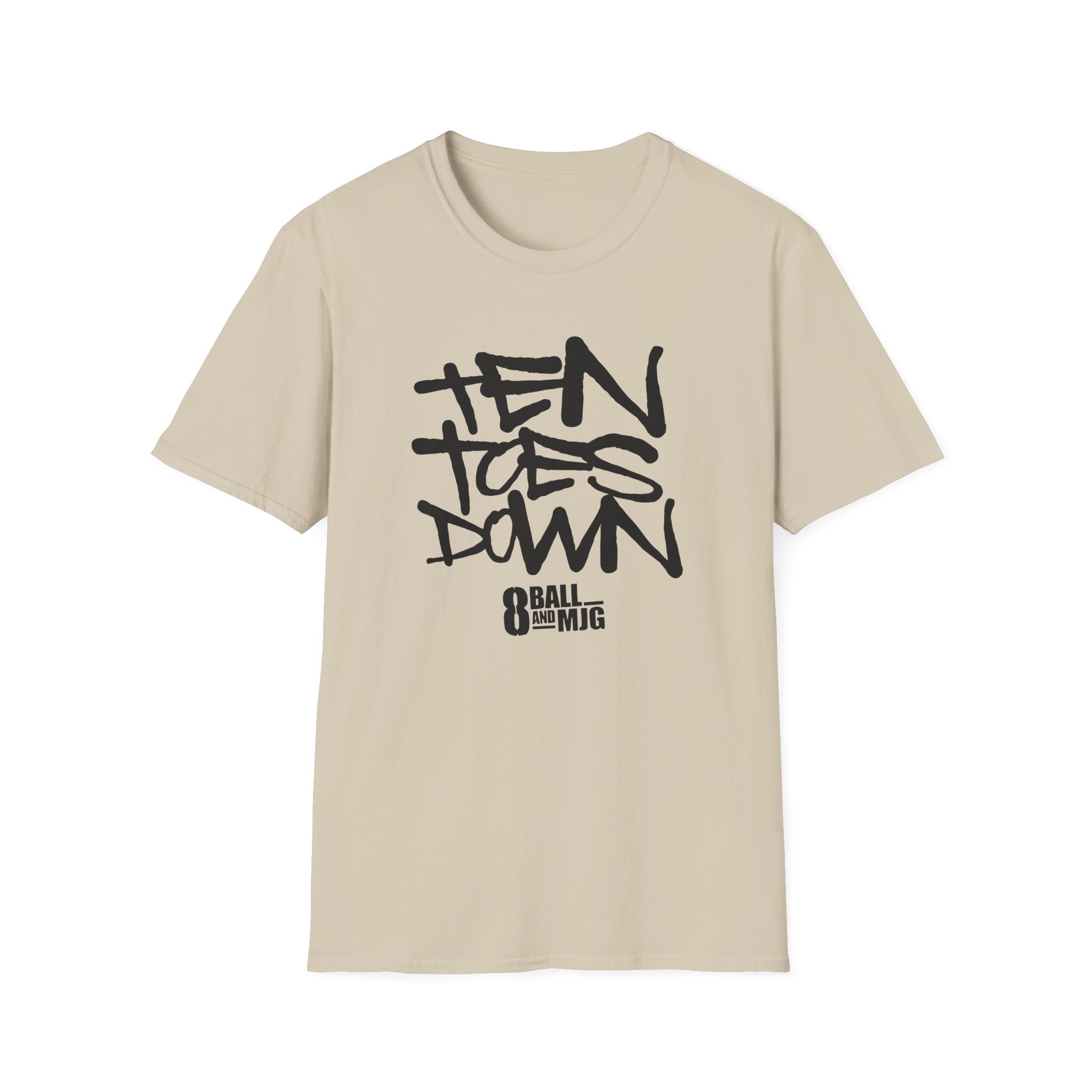 8ball Mjg Ten Toes Down Unisex Softstyle T-Shirt