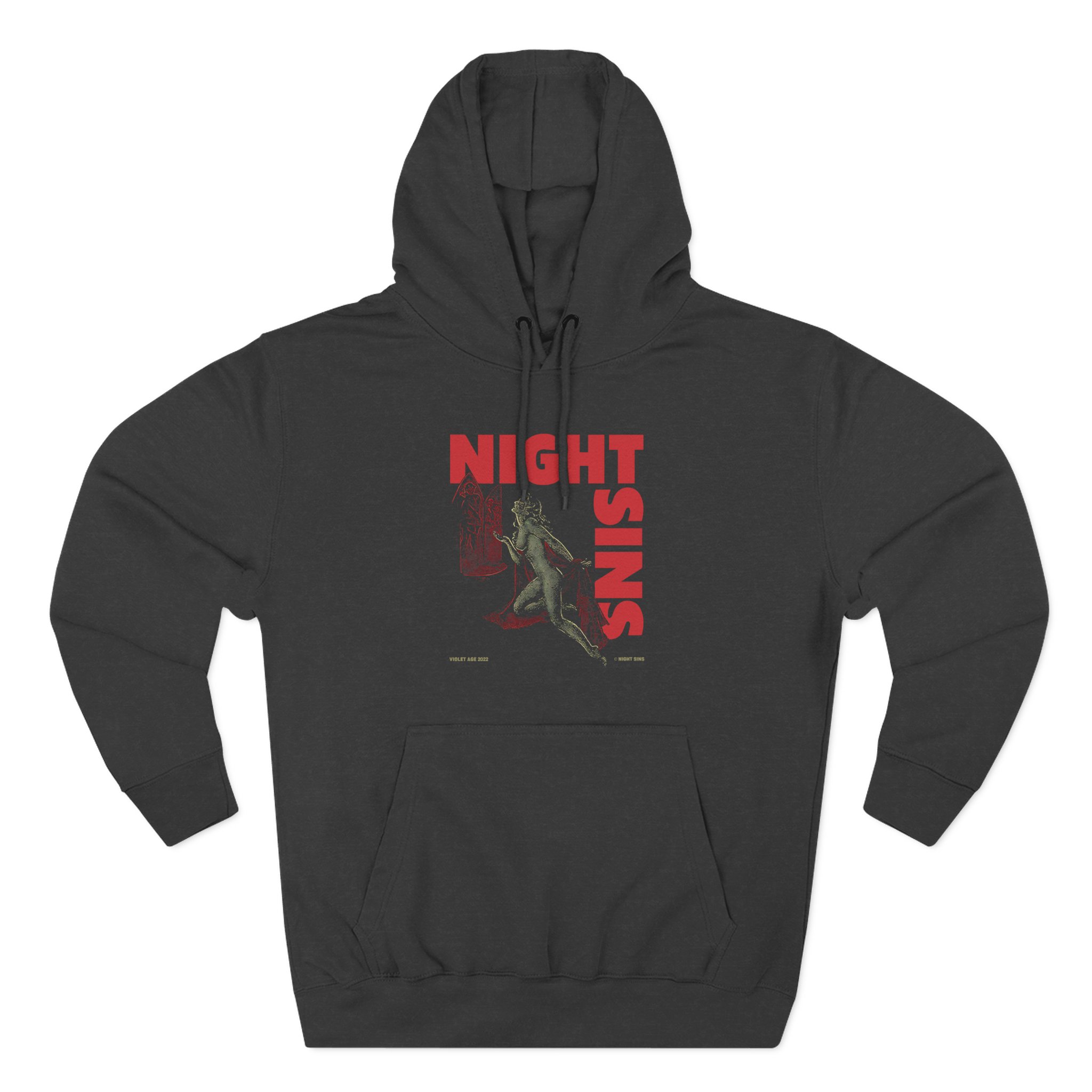 Night Sins Shrine Three-Panel Fleece Hoodie