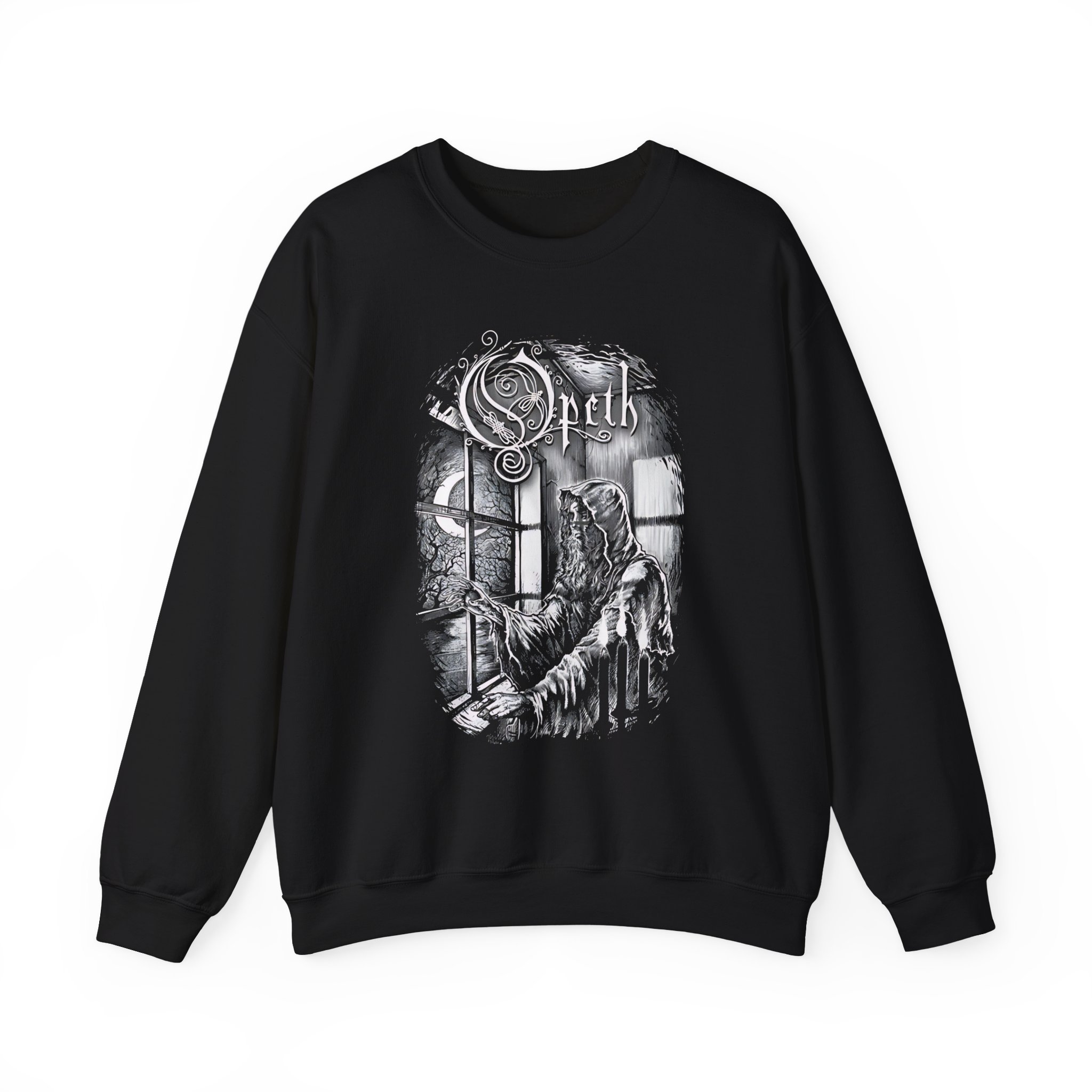 Opeth Windowpane Unisex Heavy Blendâ„¢ Crewneck Sweatshirt