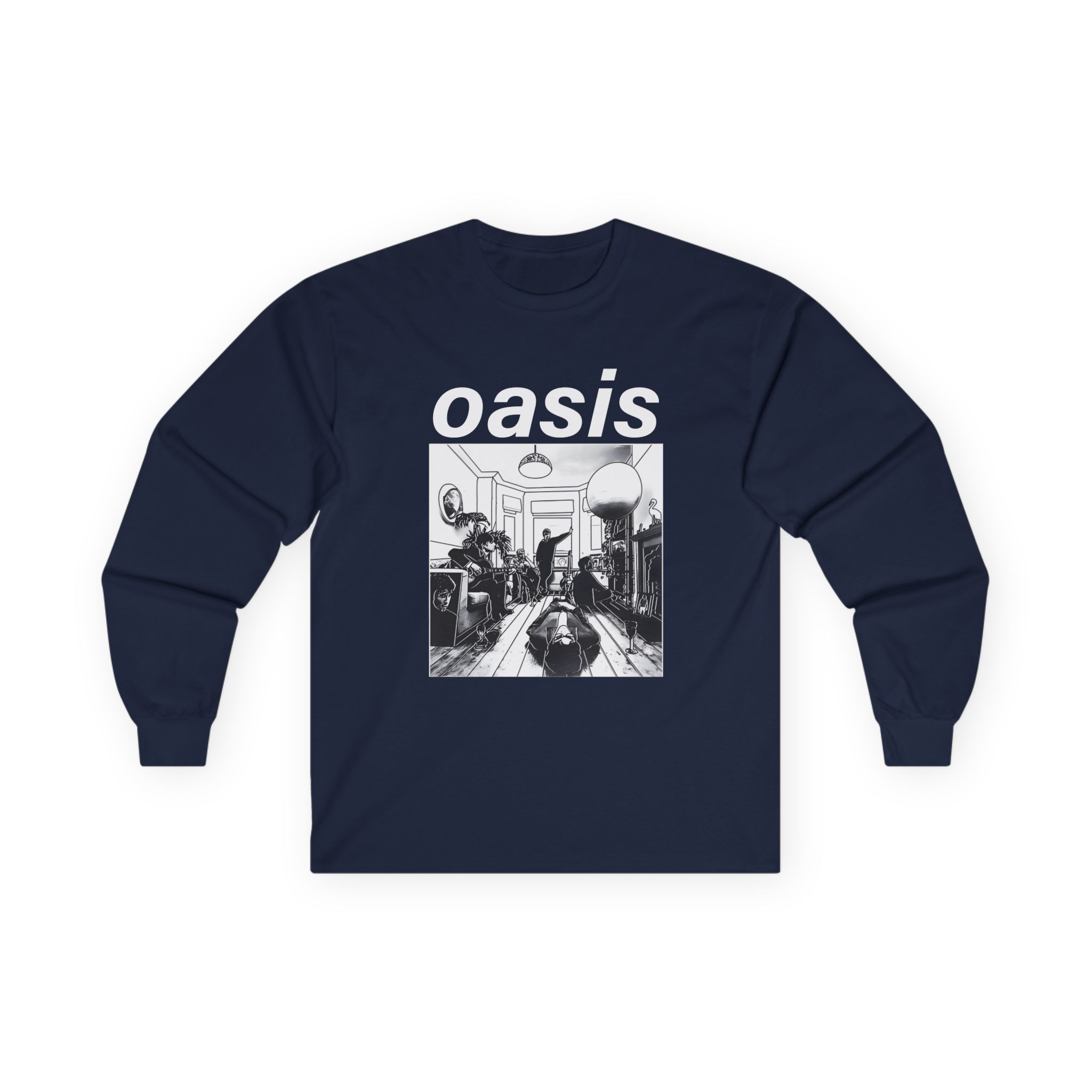 Oasis Definitely Maybe Artwork Unisex Ultra Cotton Long Sleeve Tee