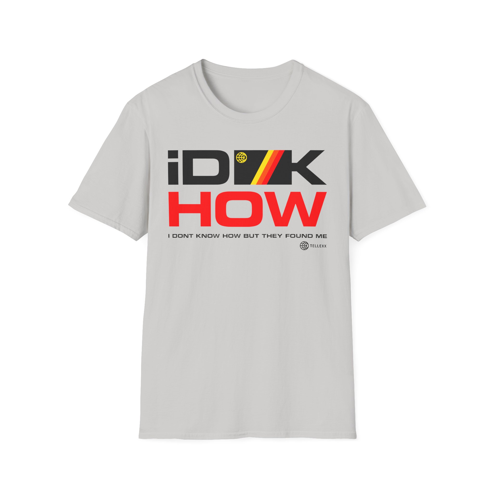 iDKHOW Striped Box Gold Unisex Softstyle T-Shirt
