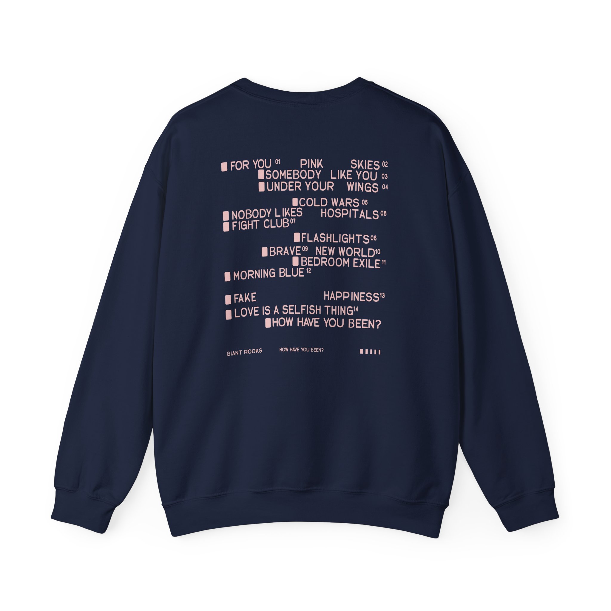 Giant Rooks Tracklisting Unisex Heavy Blendâ„¢ Crewneck Sweatshirt