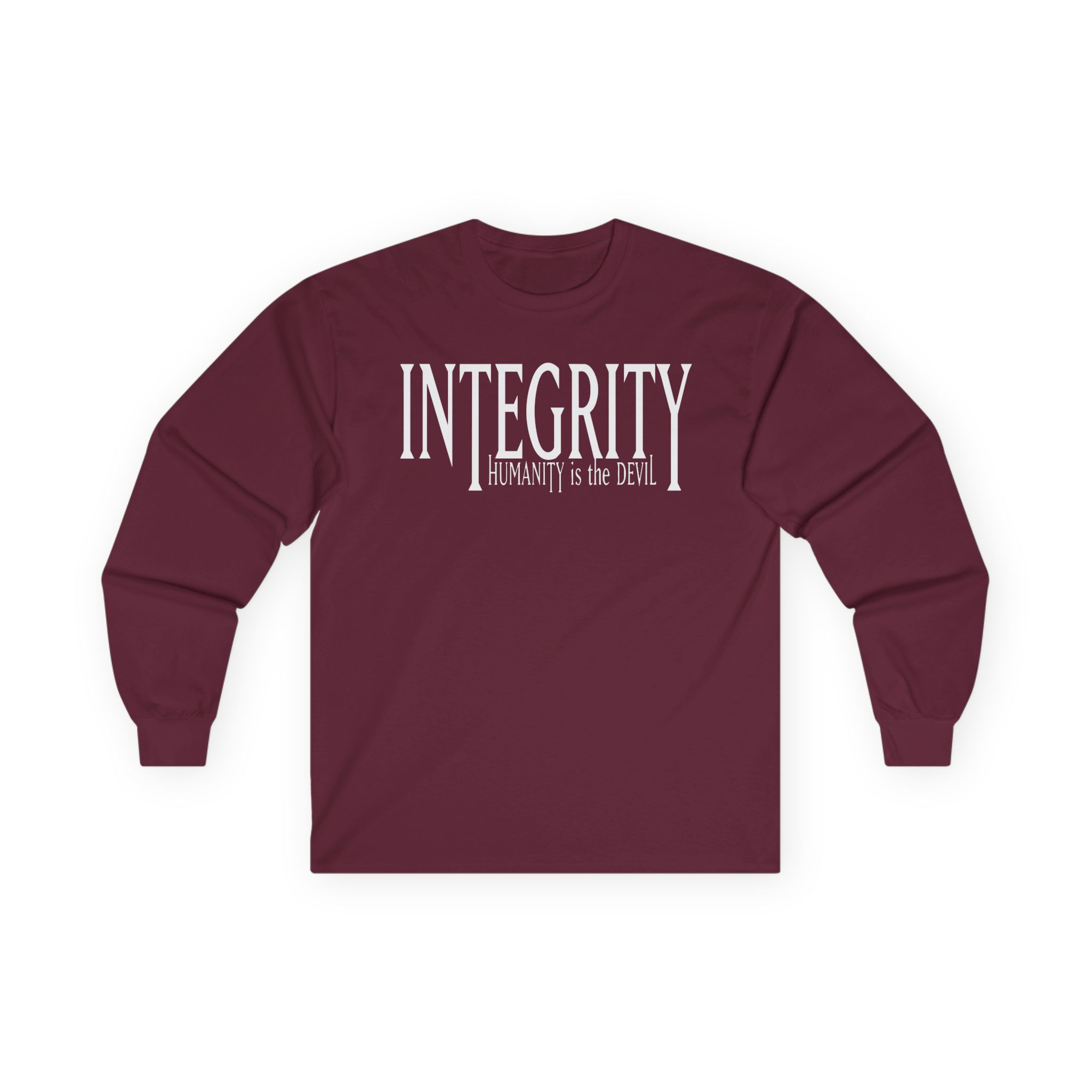 Integrity Humanity Is The Devil Unisex Ultra Cotton Long Sleeve Tee