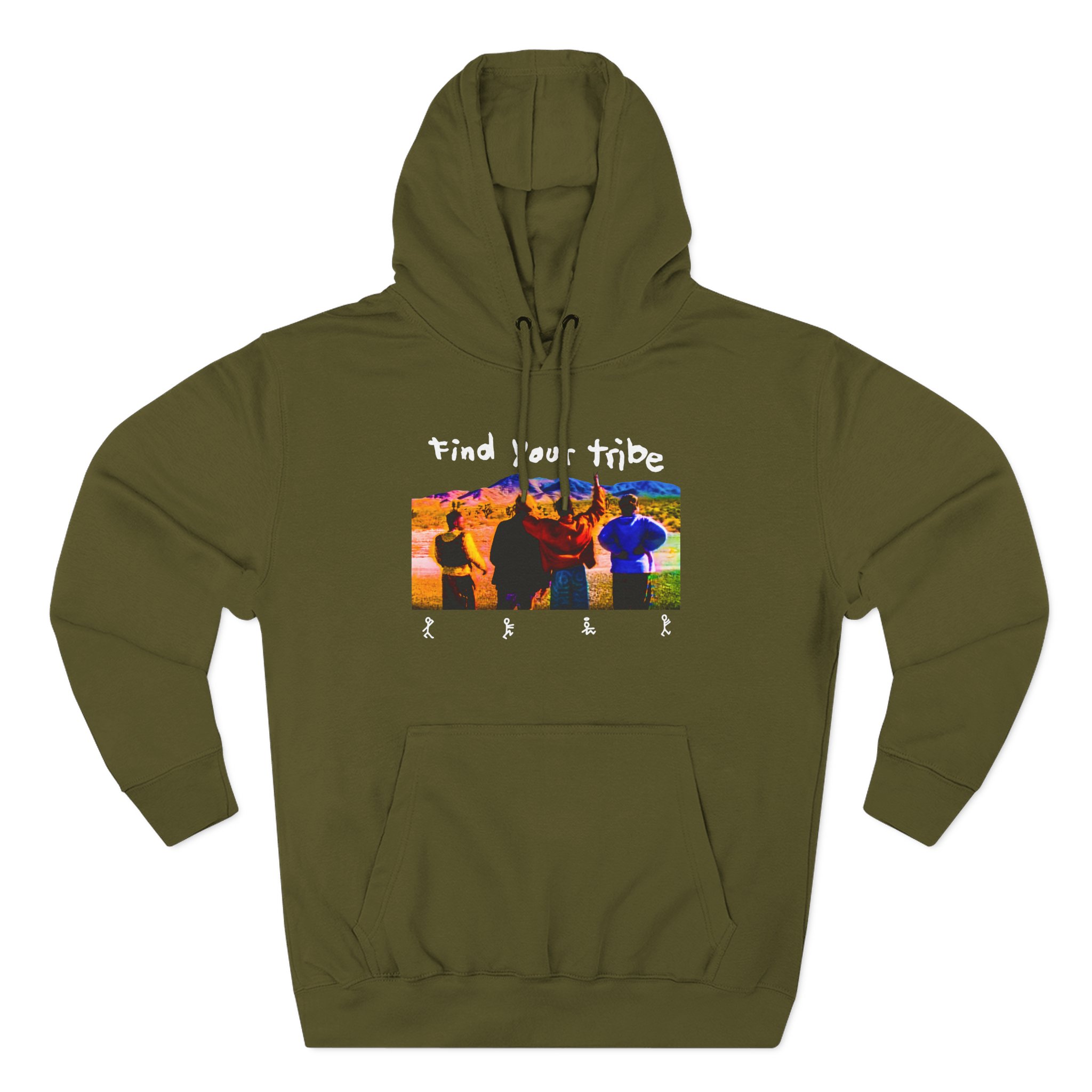 A Tribe Called Quest Find Your Tribe Three-Panel Fleece Hoodie