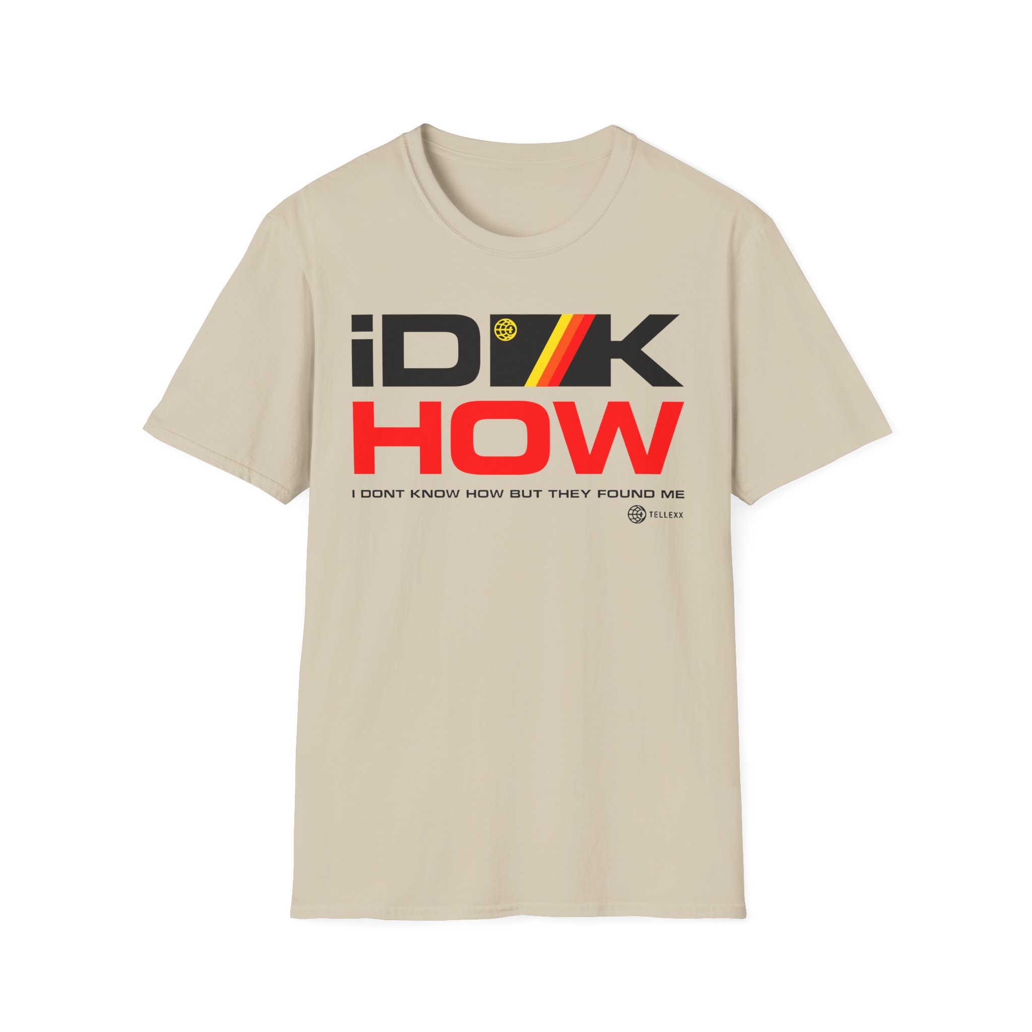 iDKHOW Striped Box Gold Unisex Softstyle T-Shirt