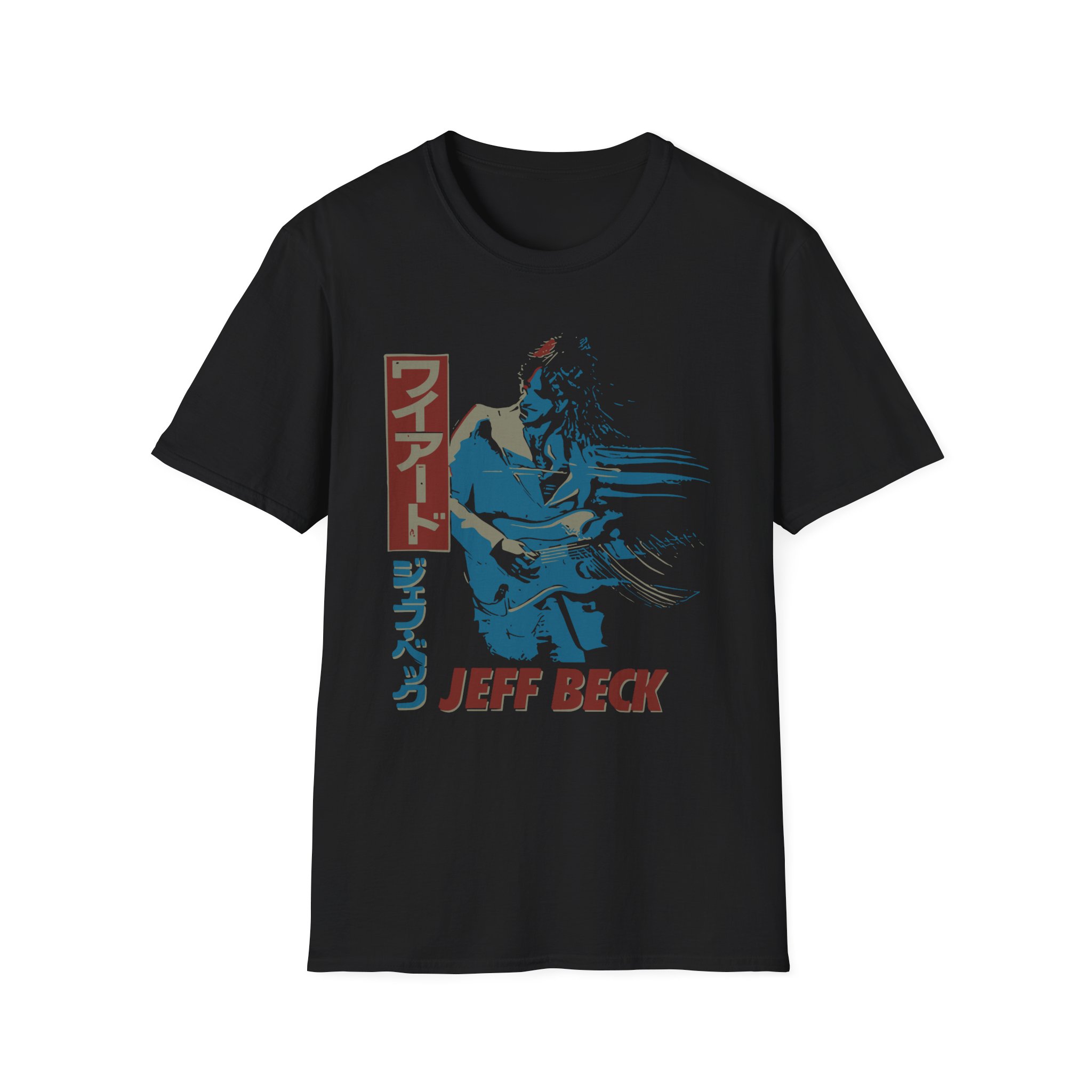 Jeff Beck Wind Unisex Softstyle T-Shirt