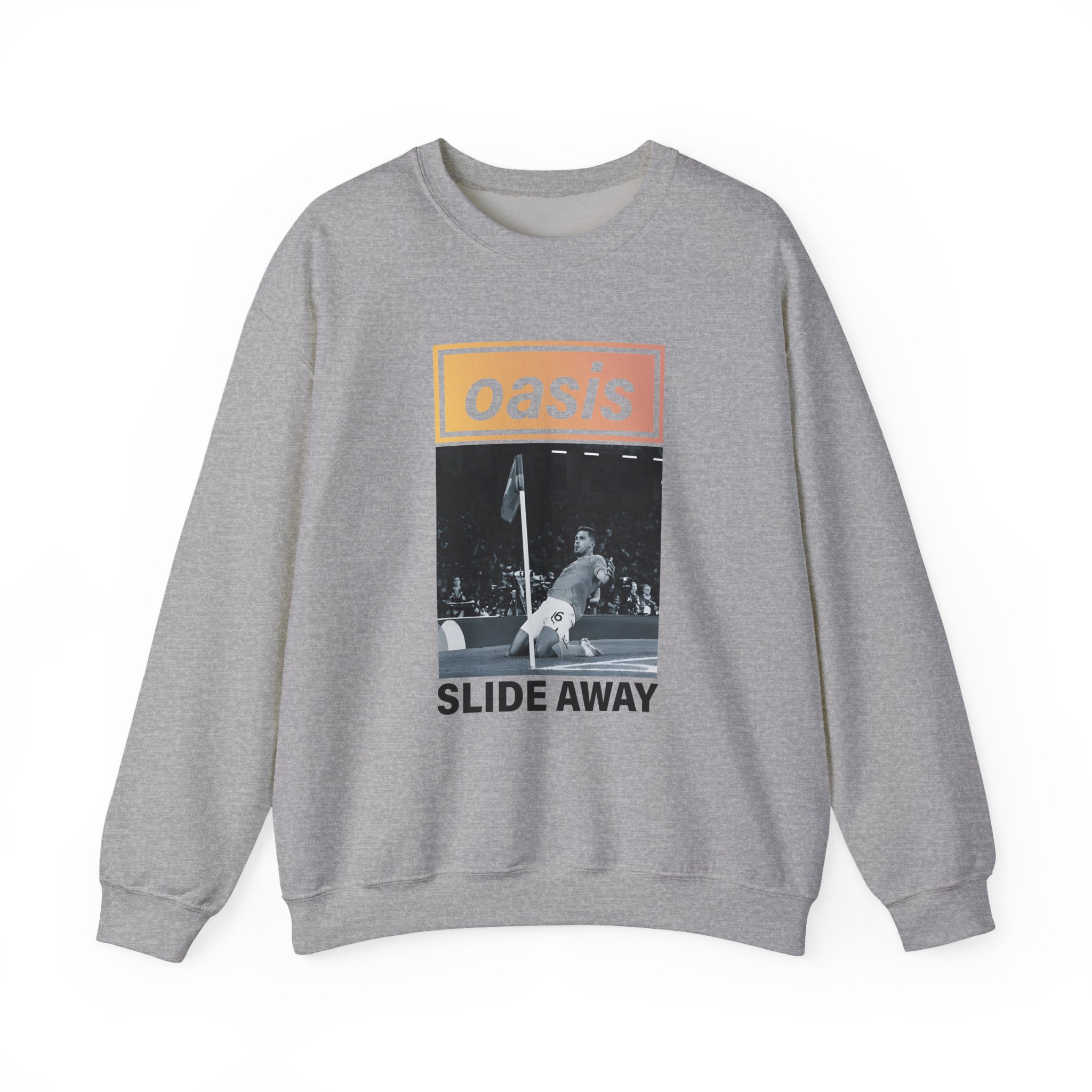 Oasis Man City Slide Away Unisex Heavy Blendâ„¢ Crewneck Sweatshirt