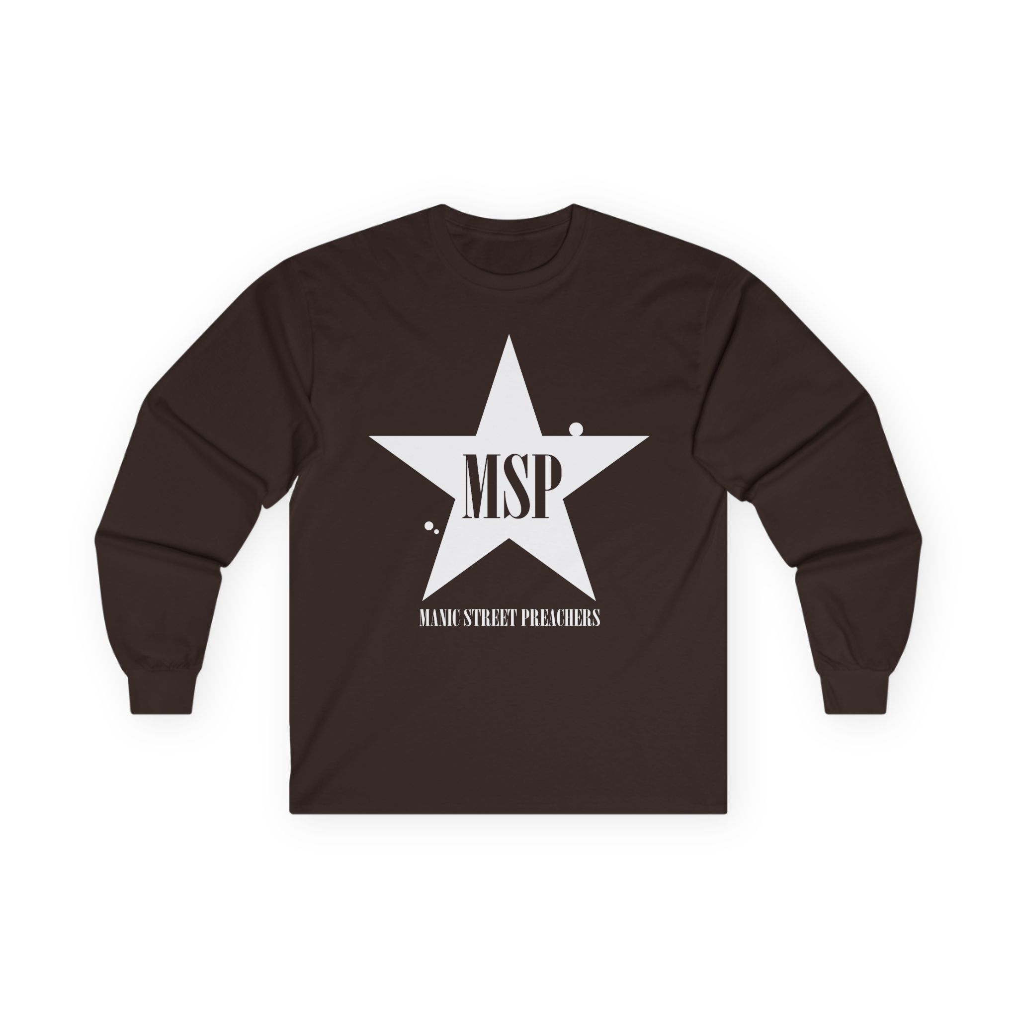 Manic Street Preachers Distressed Star Unisex Ultra Cotton Long Sleeve Tee