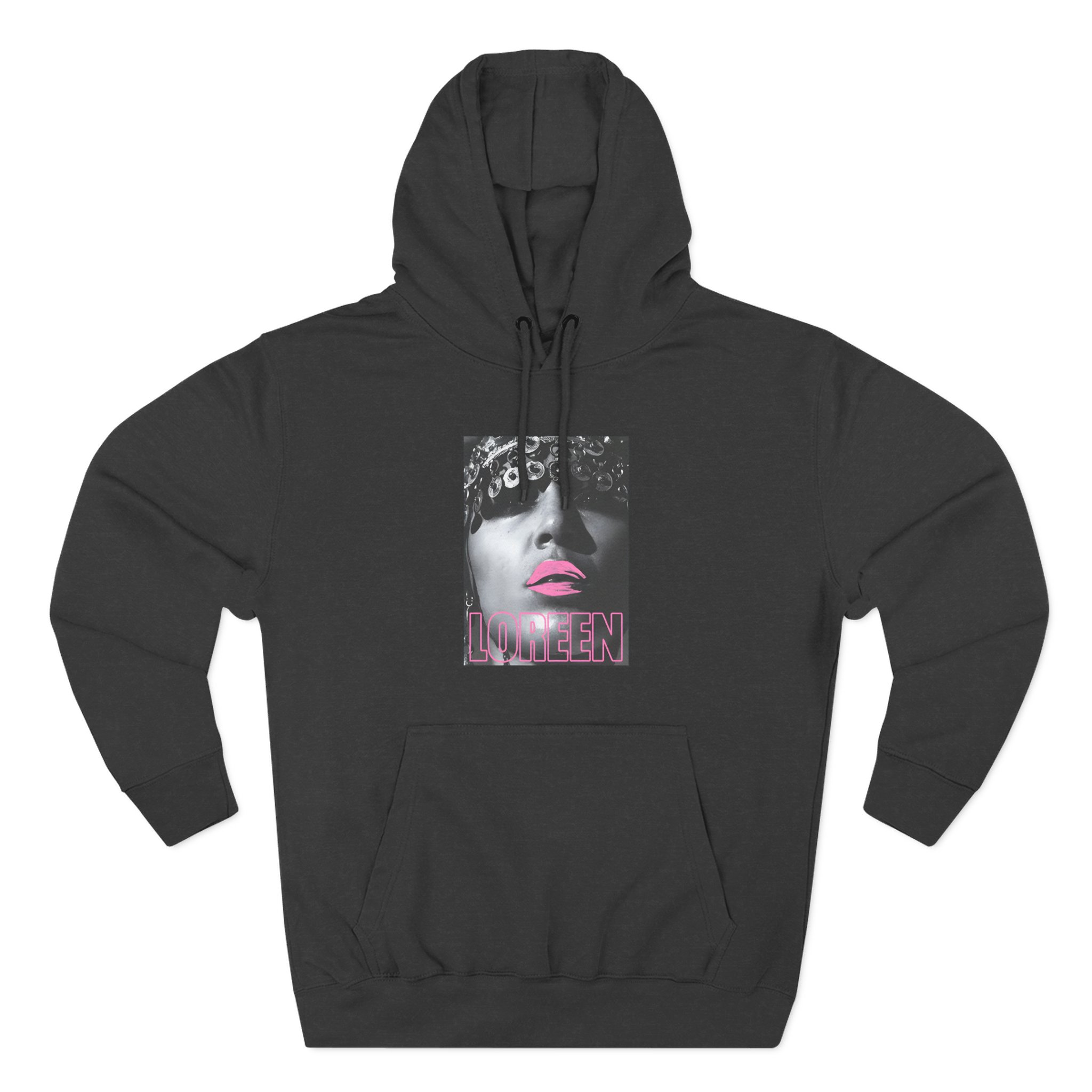 Loreen Loreen Tattoo Three-Panel Fleece Hoodie