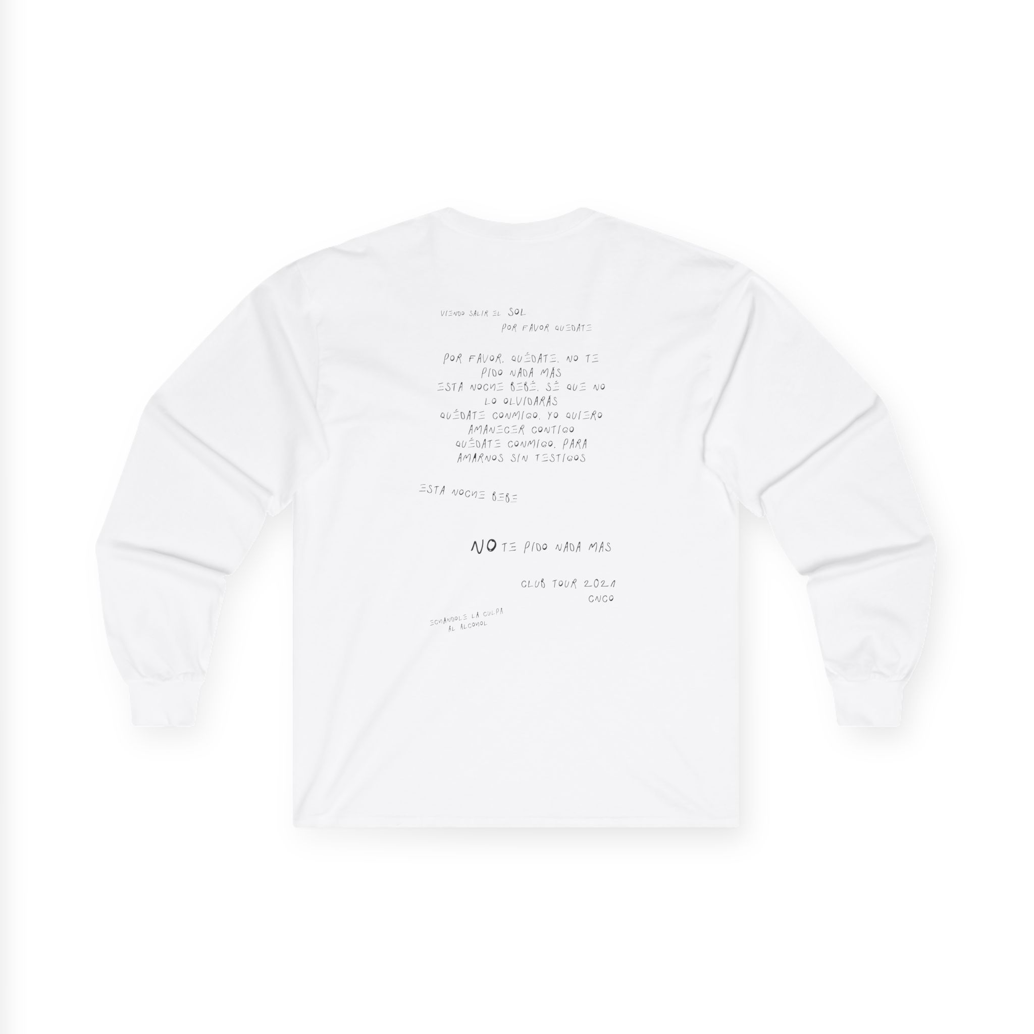 CNCO Handwritten Unisex Ultra Cotton Long Sleeve Tee