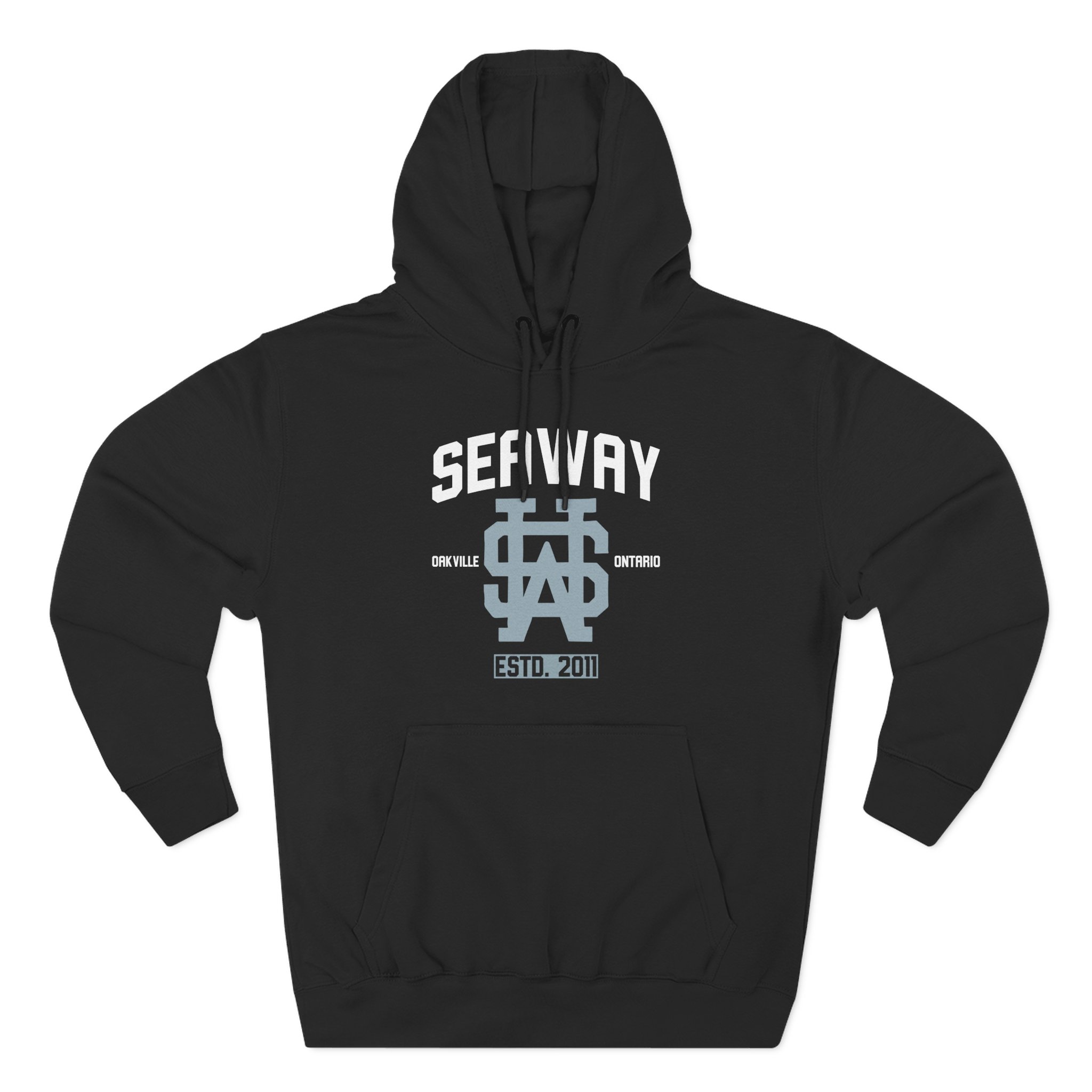 Seaway Monogram Three-Panel Fleece Hoodie