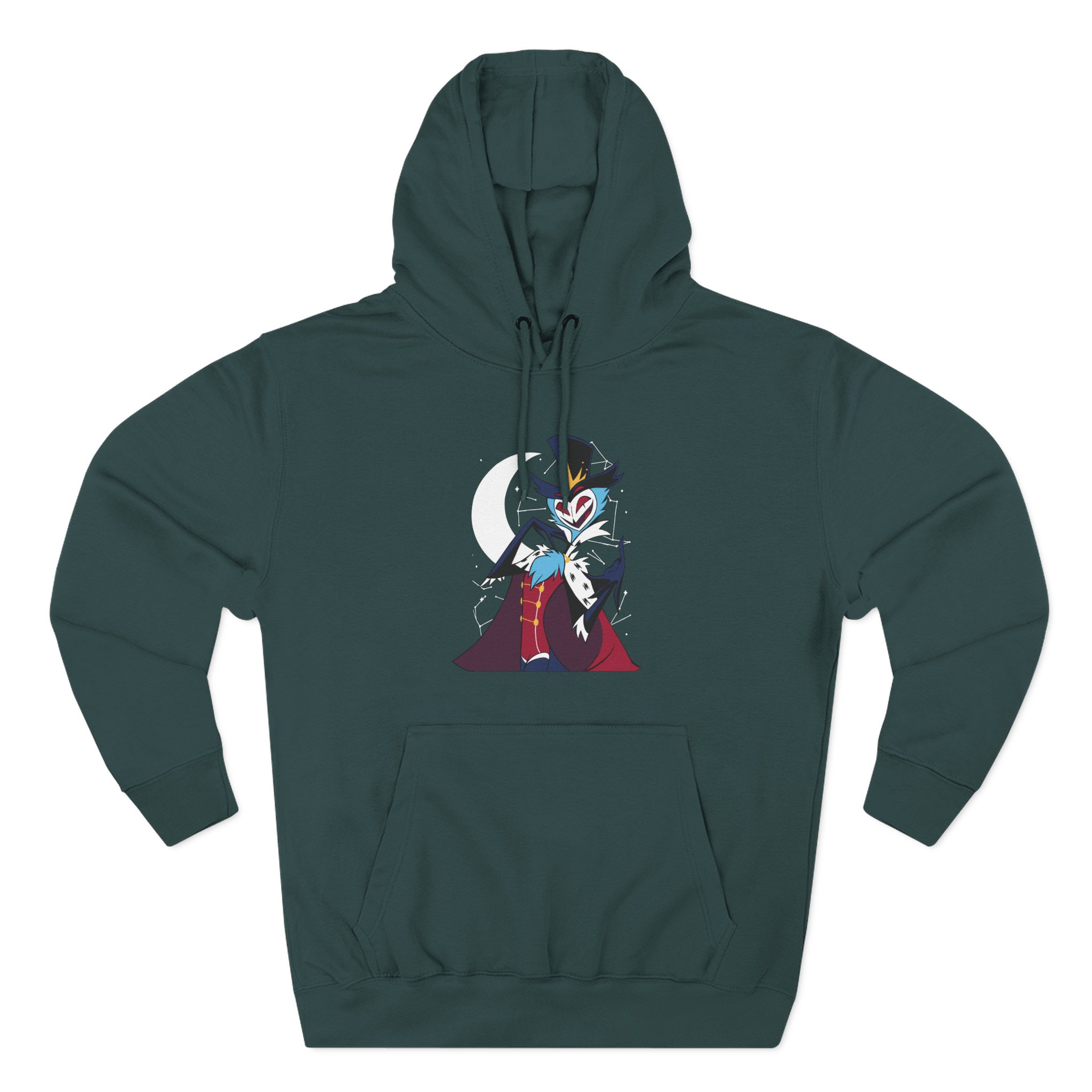 Helluva Boss Stolas Three-Panel Fleece Hoodie