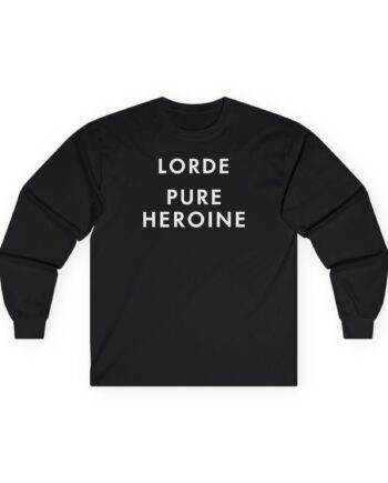 Lorde Pure Heroine Music Album Unisex Ultra Cotton Long Sleeve Tee
