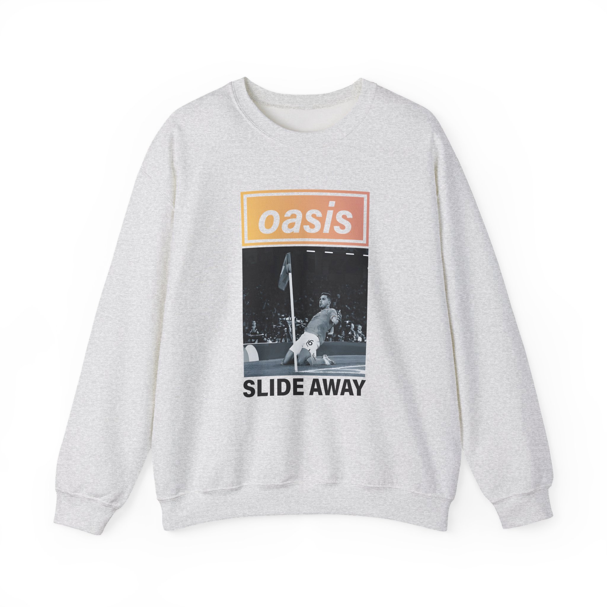 Oasis Man City Slide Away Unisex Heavy Blendâ„¢ Crewneck Sweatshirt
