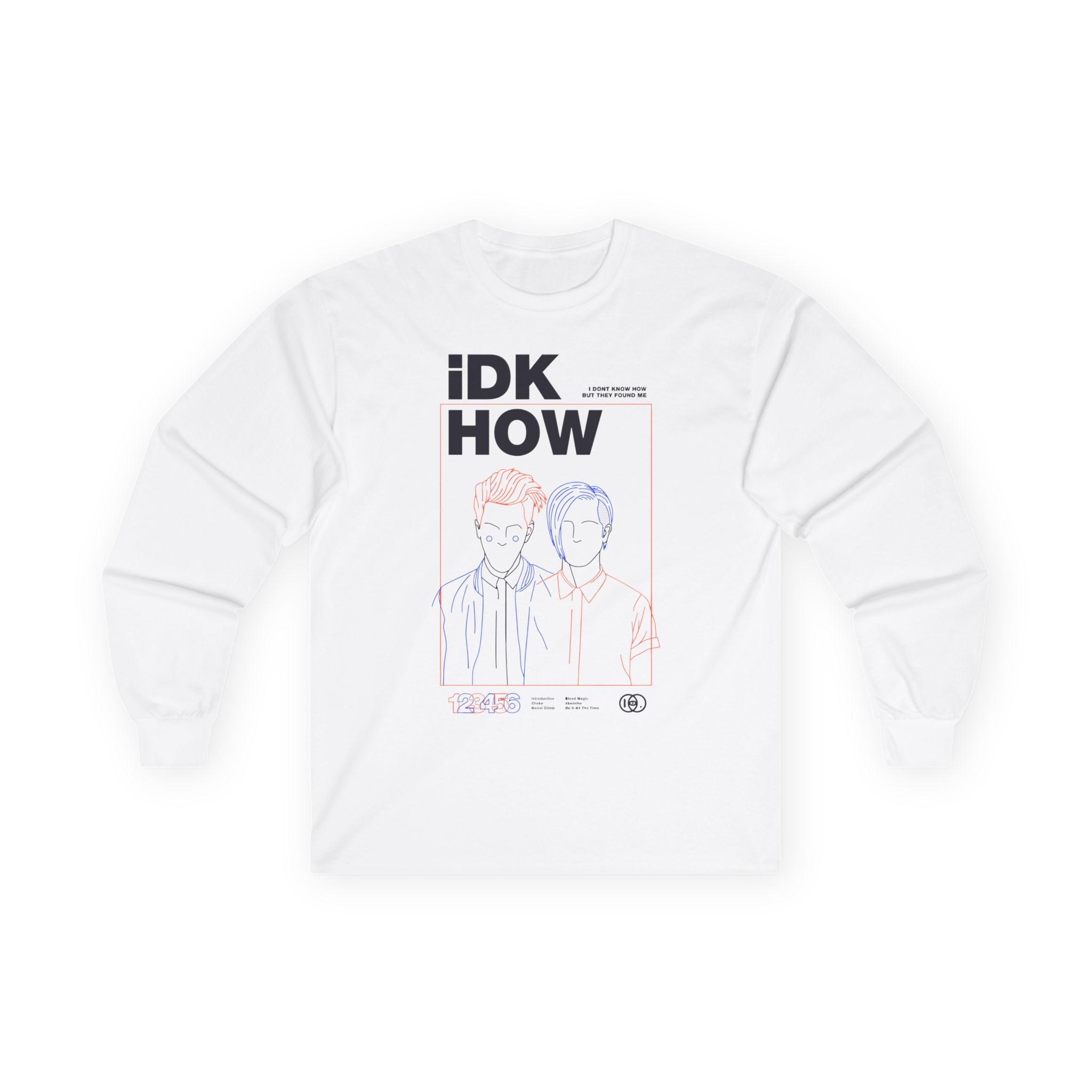 iDKHOW OUTLINES Unisex Ultra Cotton Long Sleeve Tee