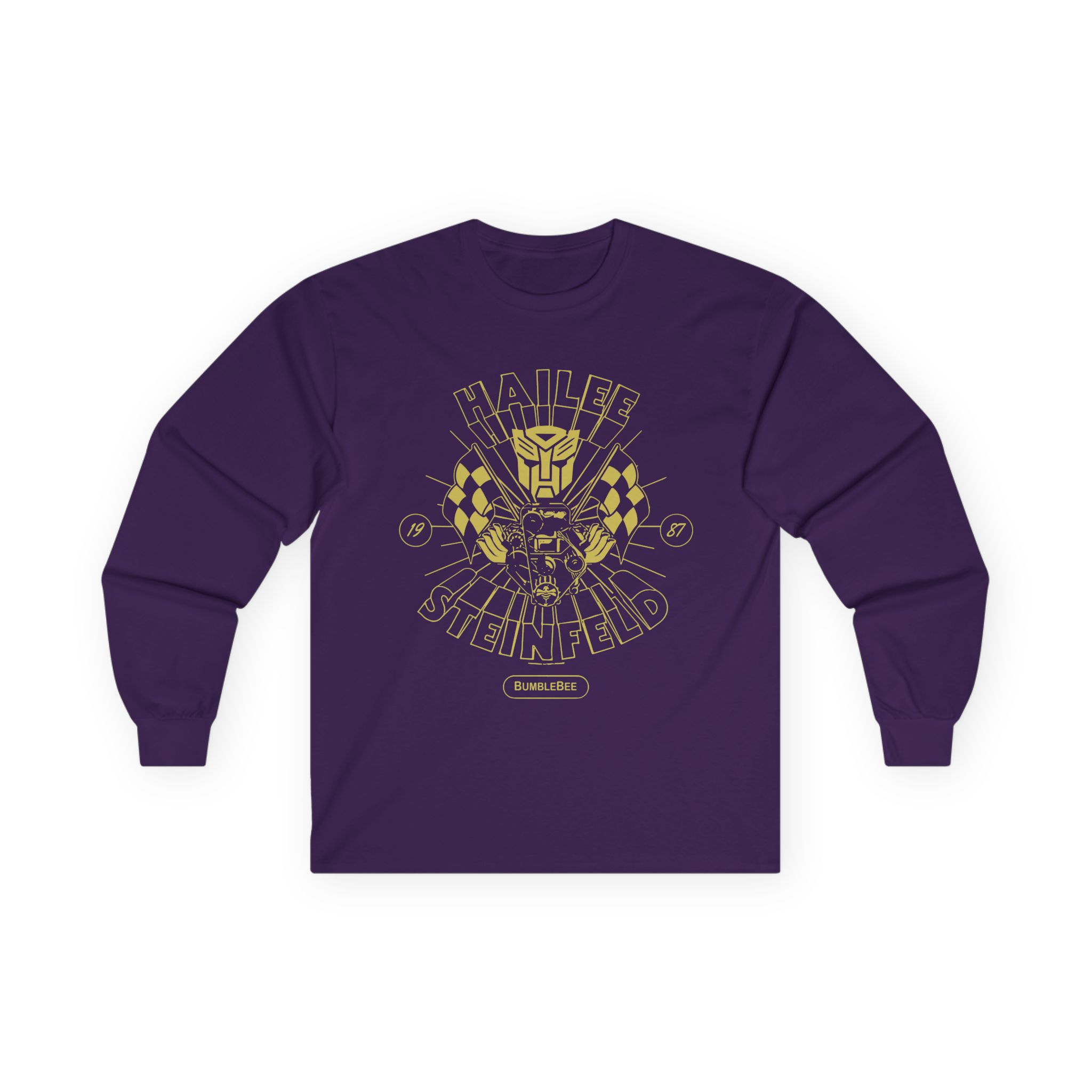 Hailee Steinfeld Bumblebee Garage Unisex Ultra Cotton Long Sleeve Tee
