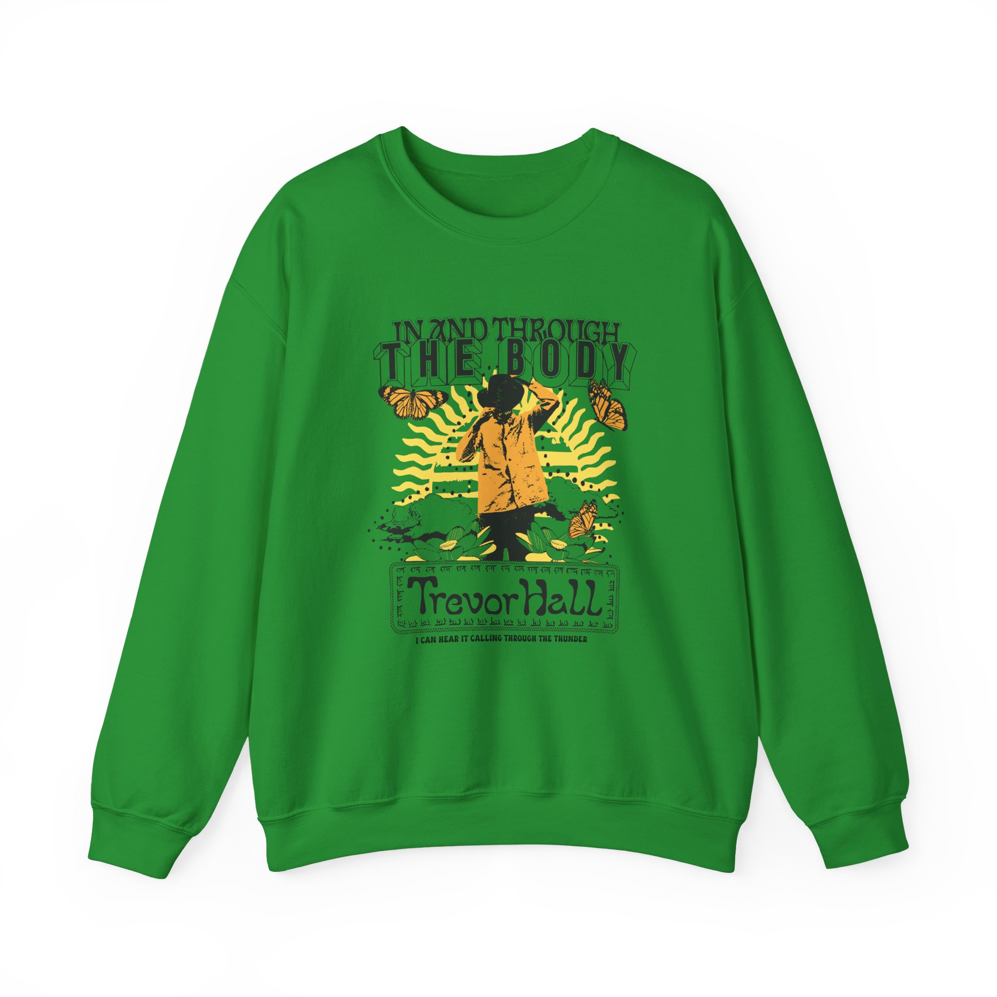 Trevor Hall in and Through the Body Unisex Heavy Blendâ„¢ Crewneck Sweatshirt