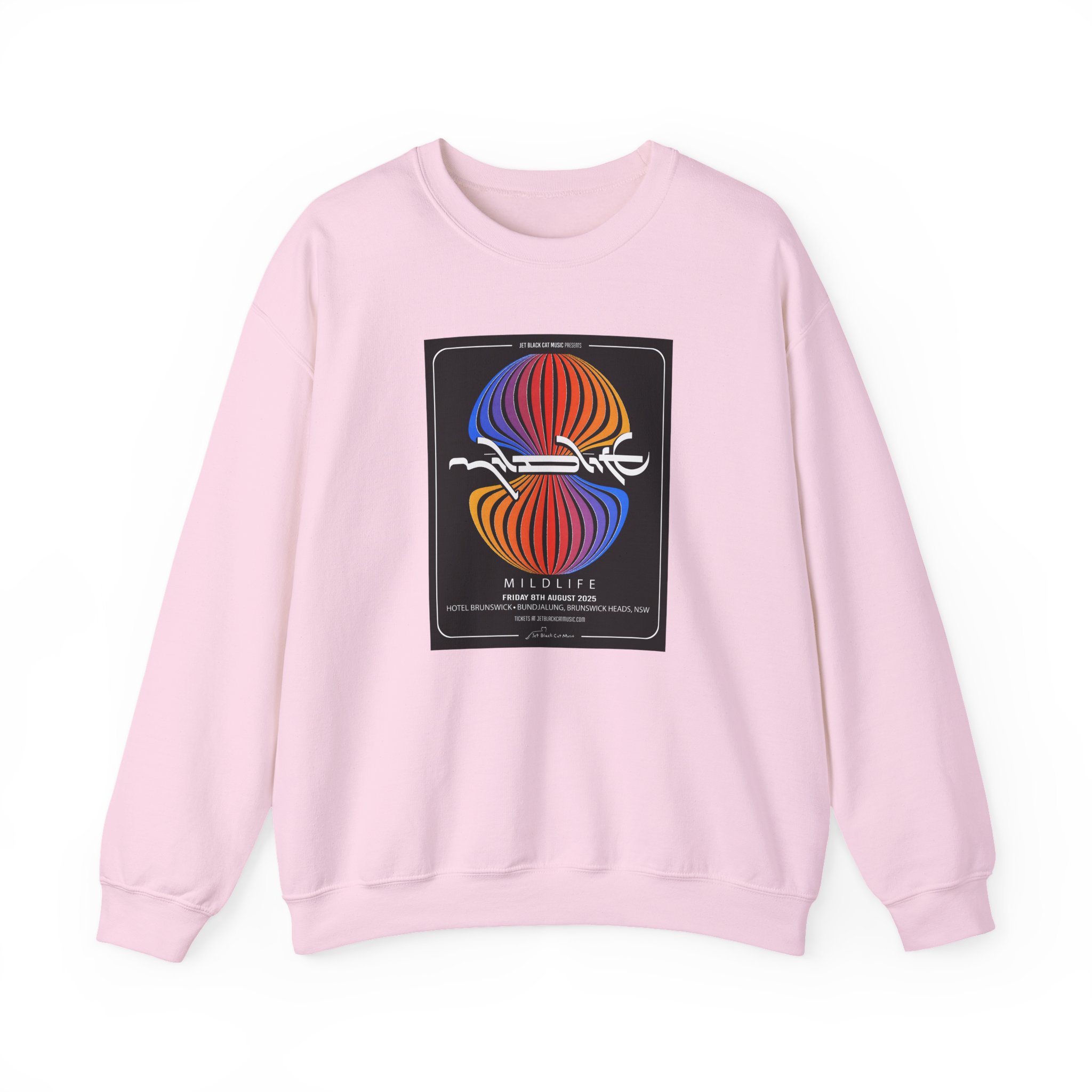 Mildlife Hotel Brunswick, NSW Concert Unisex Heavy Blendâ„¢ Crewneck Sweatshirt