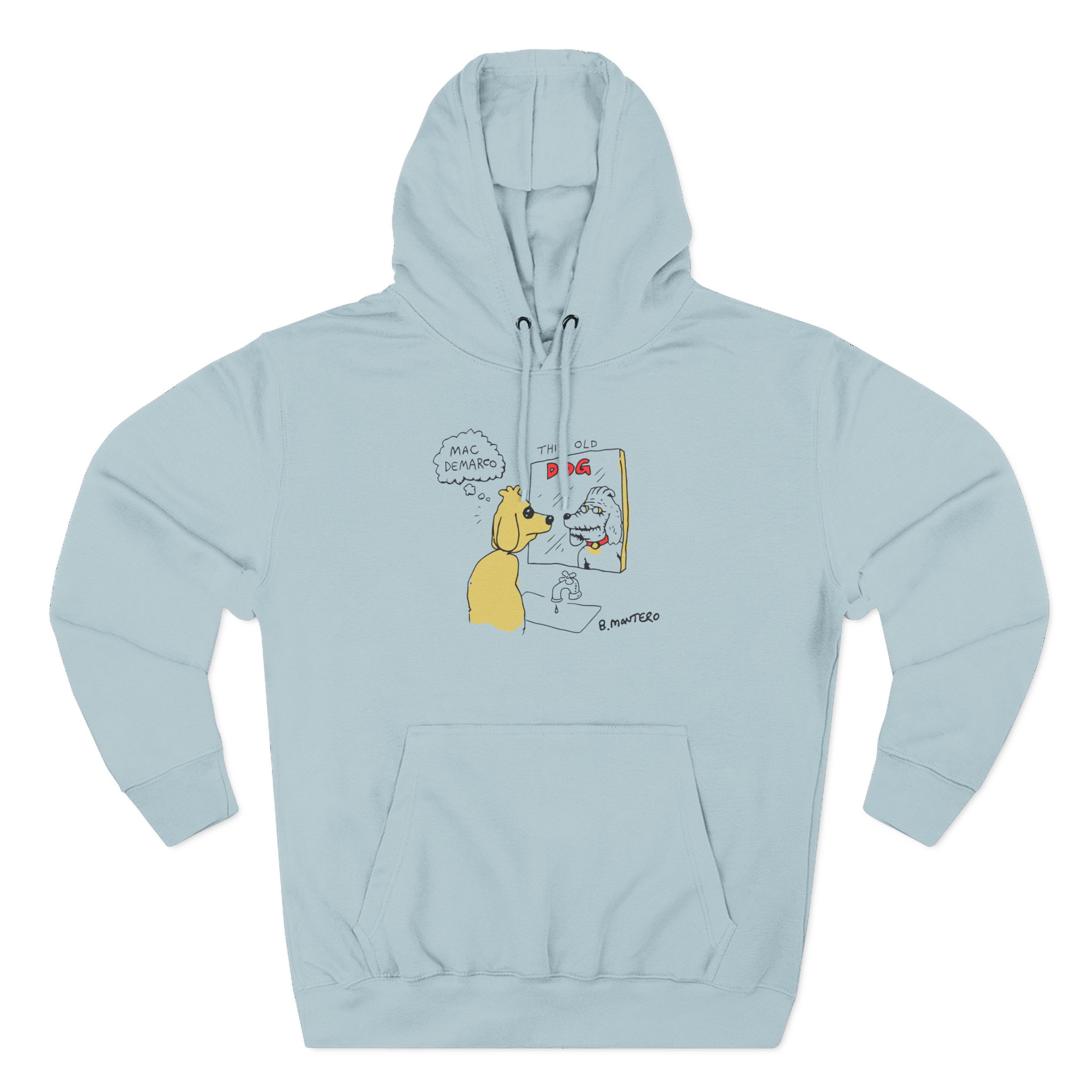 Mac Demarco Dog Mirror Three-Panel Fleece Hoodie