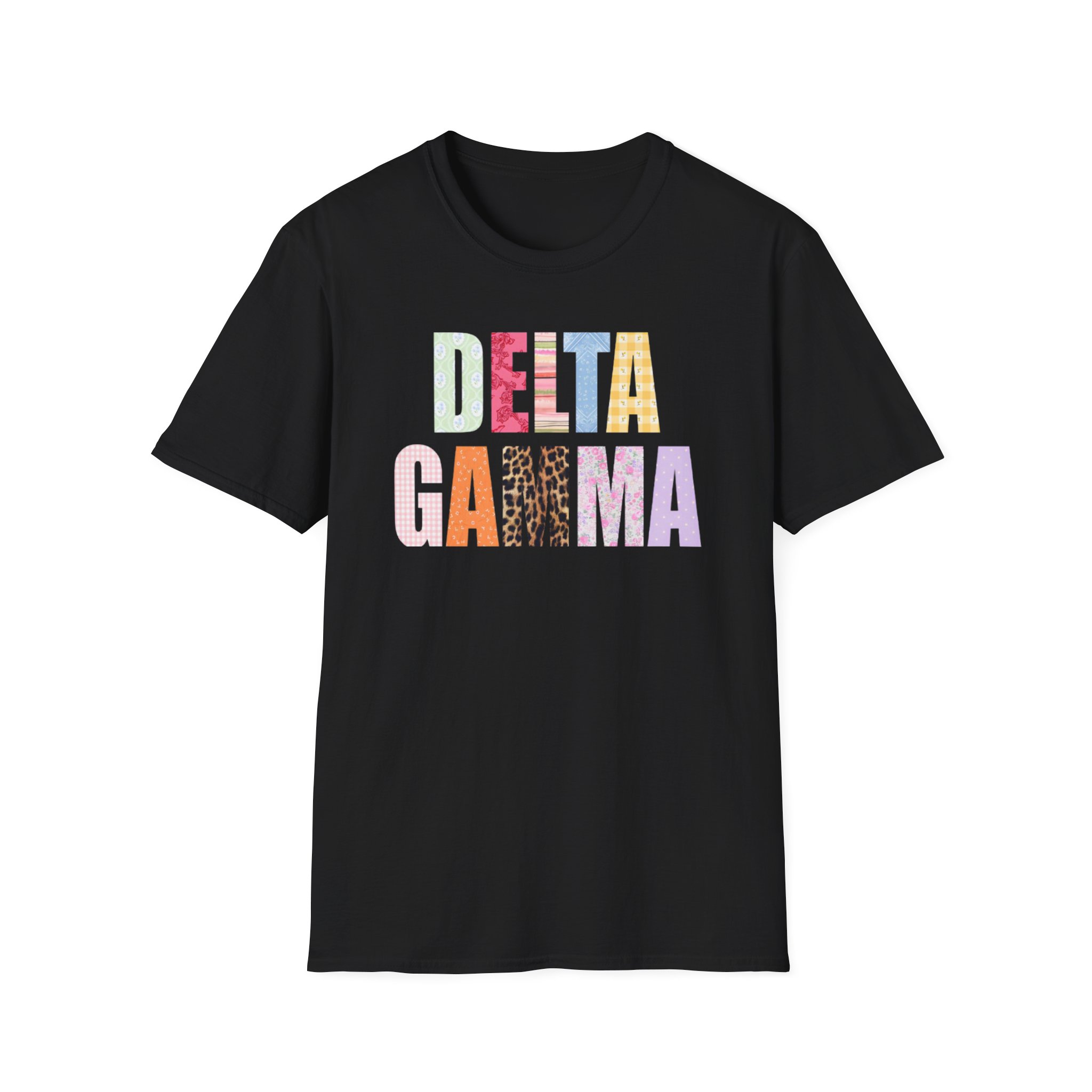 Delta Gamma Scrapbook Sorority Unisex Softstyle T-Shirt