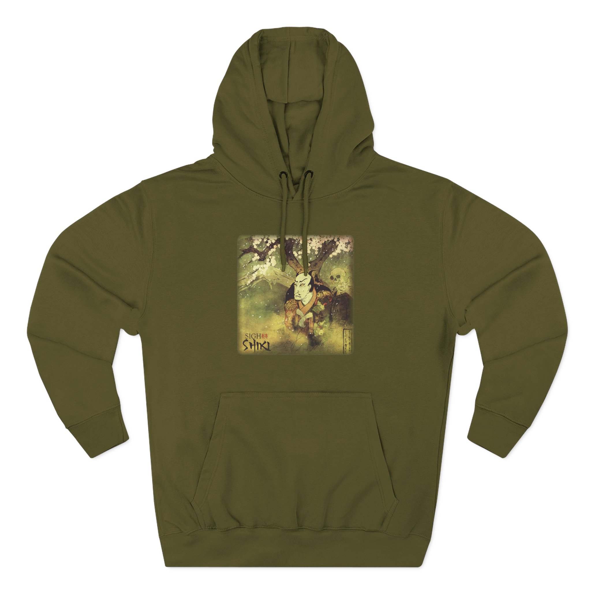 Sigh Shiki Three-Panel Fleece Hoodie