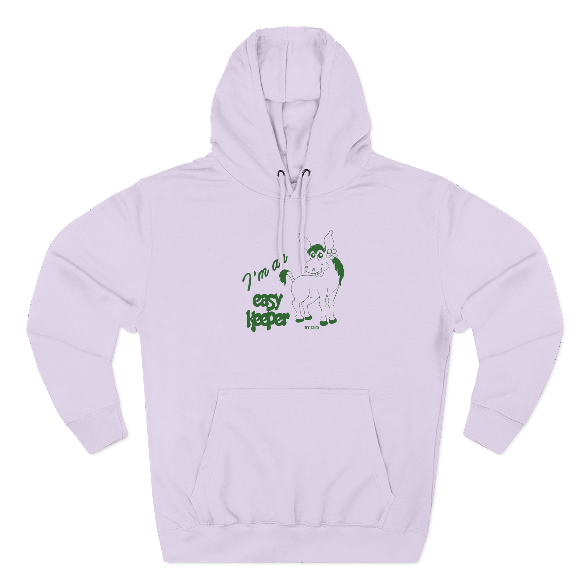 Mac Demarco Tex Crick Easy Keeper Ivory Mule Three-Panel Fleece Hoodie