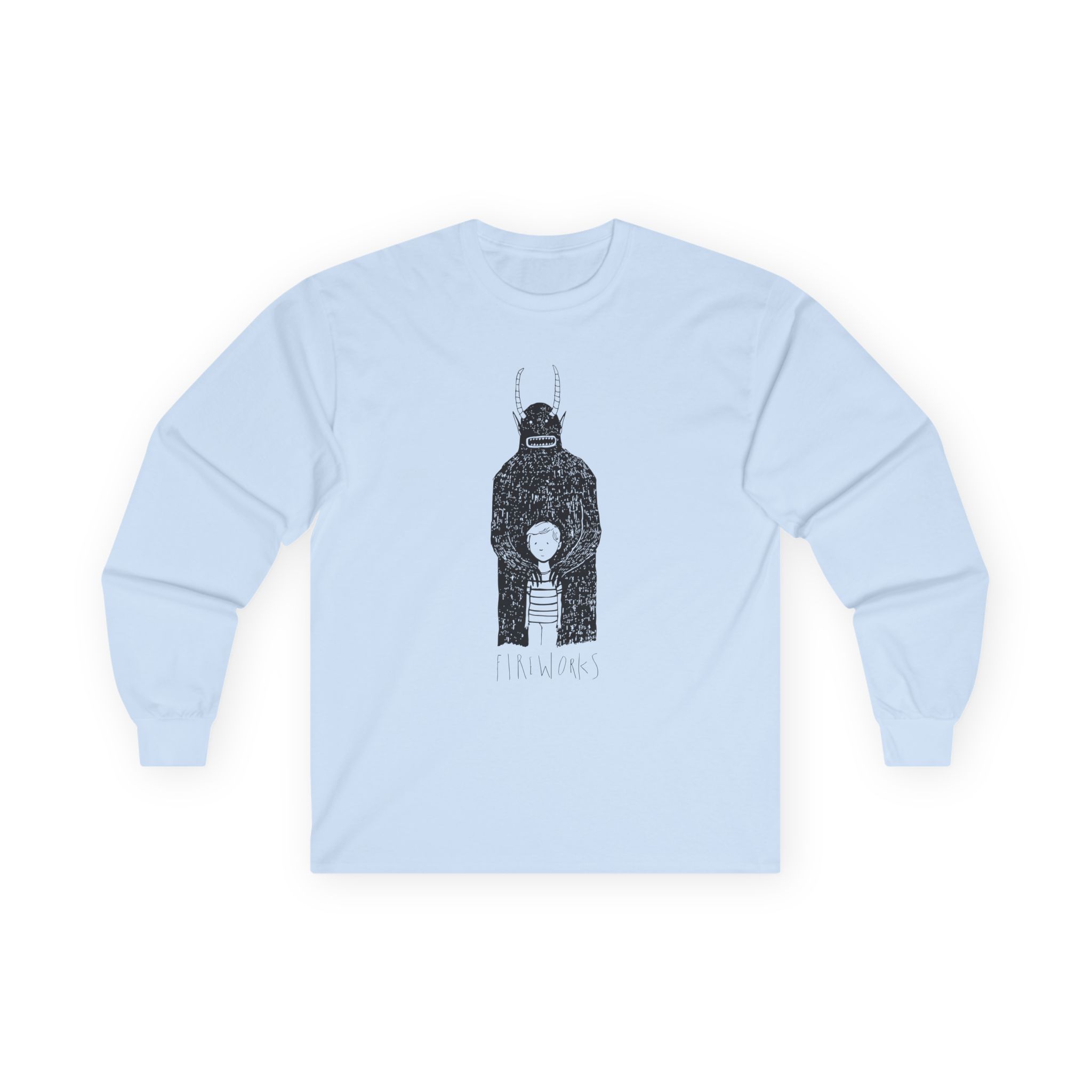 Fireworks Monster Unisex Ultra Cotton Long Sleeve Tee