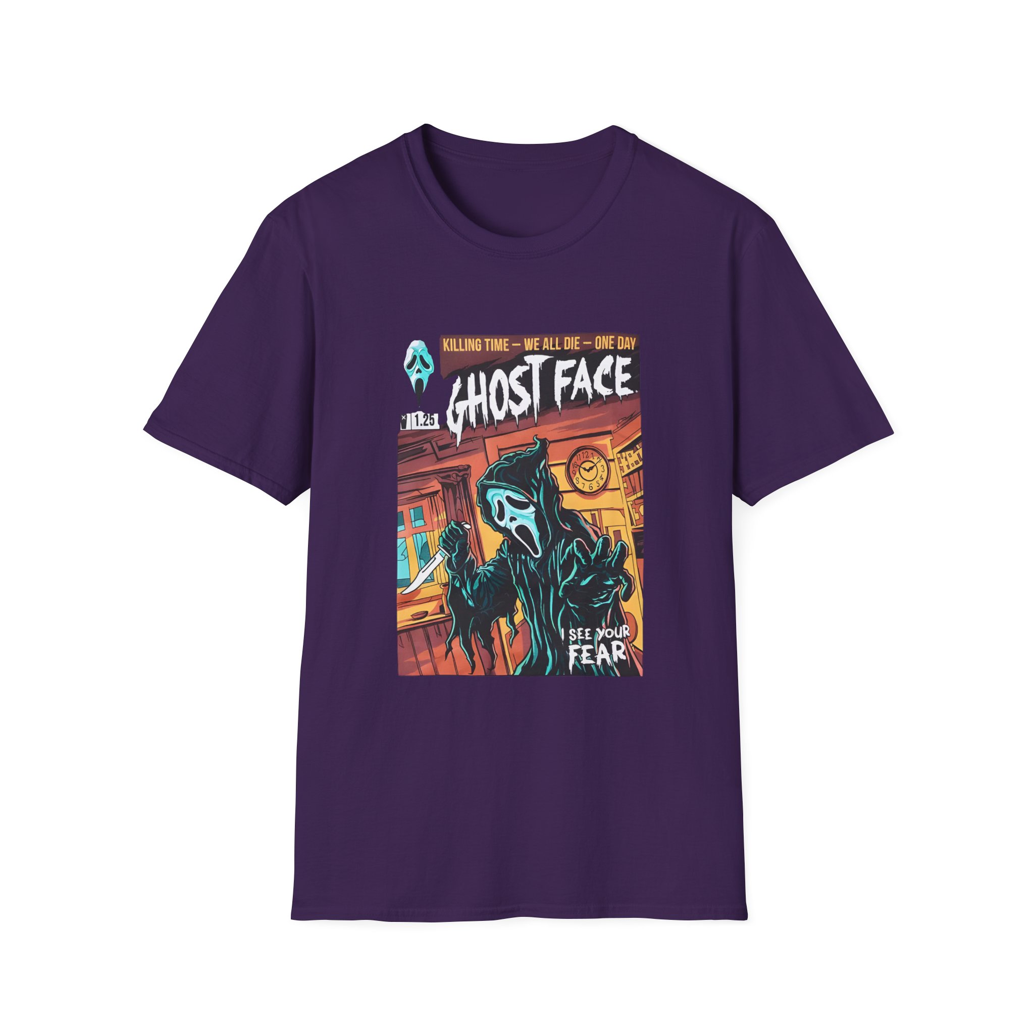 Ghostface Comic Cover Unisex Softstyle T-Shirt