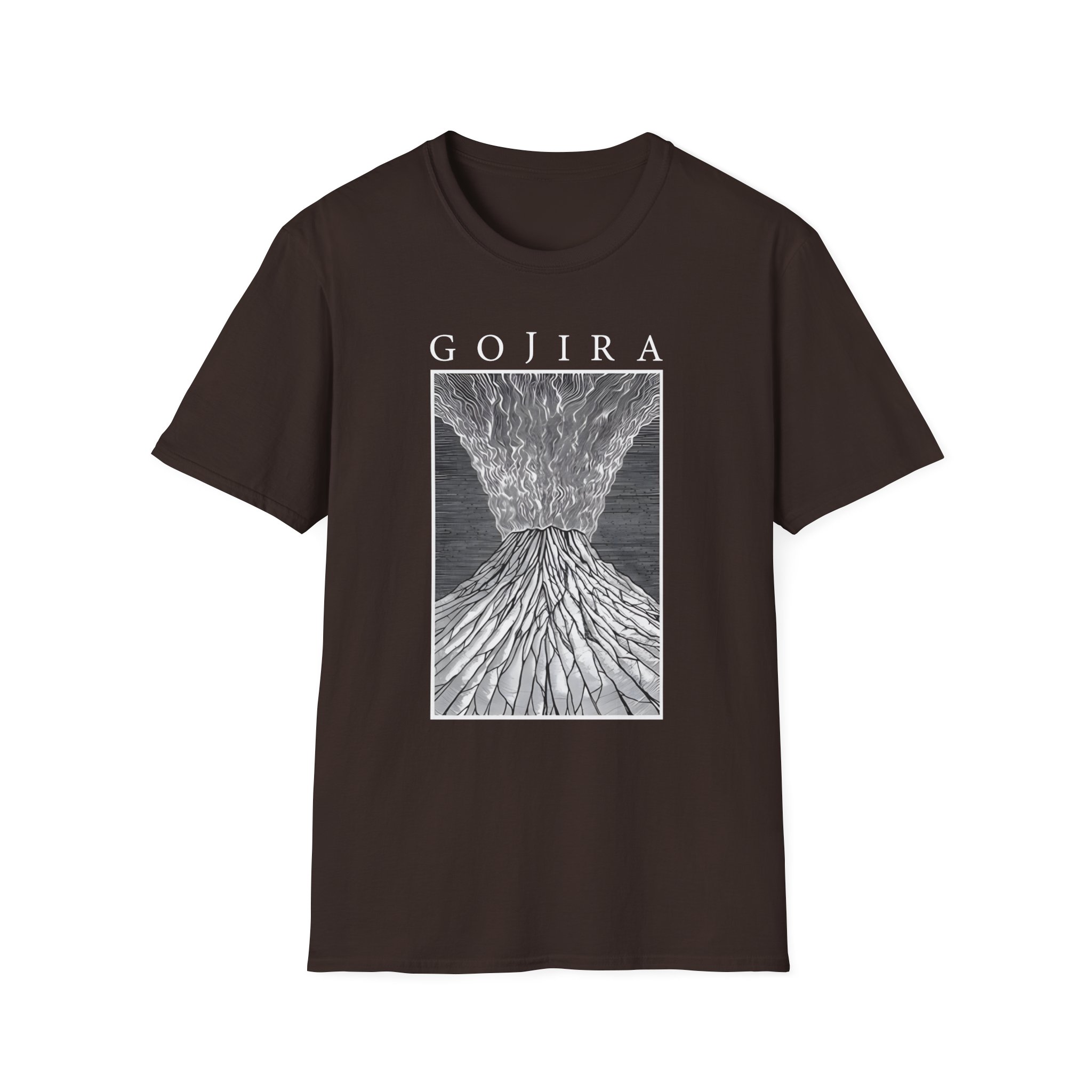 Gojira Magma Sketch Unisex Softstyle T-Shirt