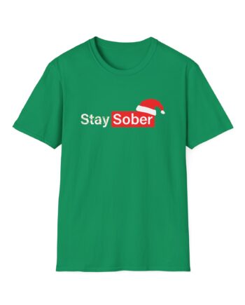 D’aydrian Harding Xmas Stay Sober Unisex Softstyle T-Shirt