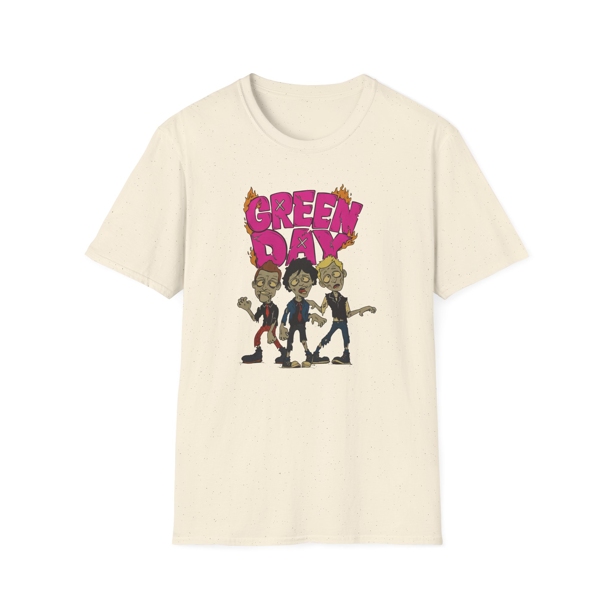 Green Day Walking Green Day Zombie Unisex Softstyle T-Shirt