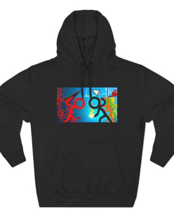 Alan Becker Three-Panel Fleece Hoodie