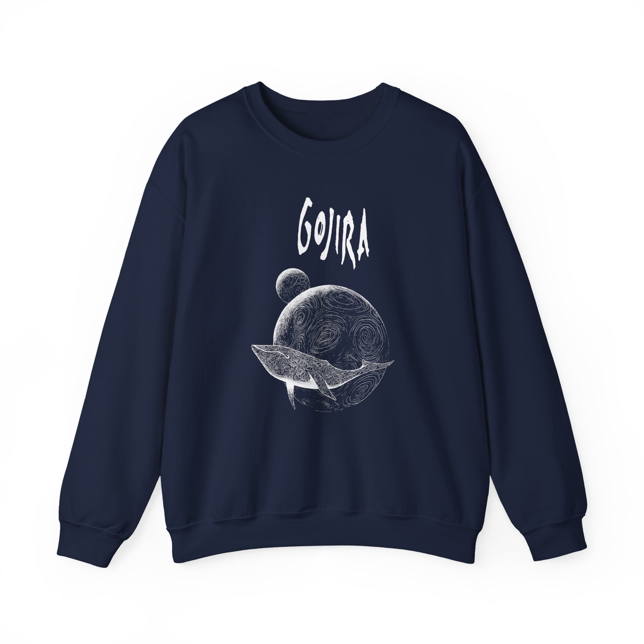Gojira Original Whale Unisex Heavy Blendâ„¢ Crewneck Sweatshirt