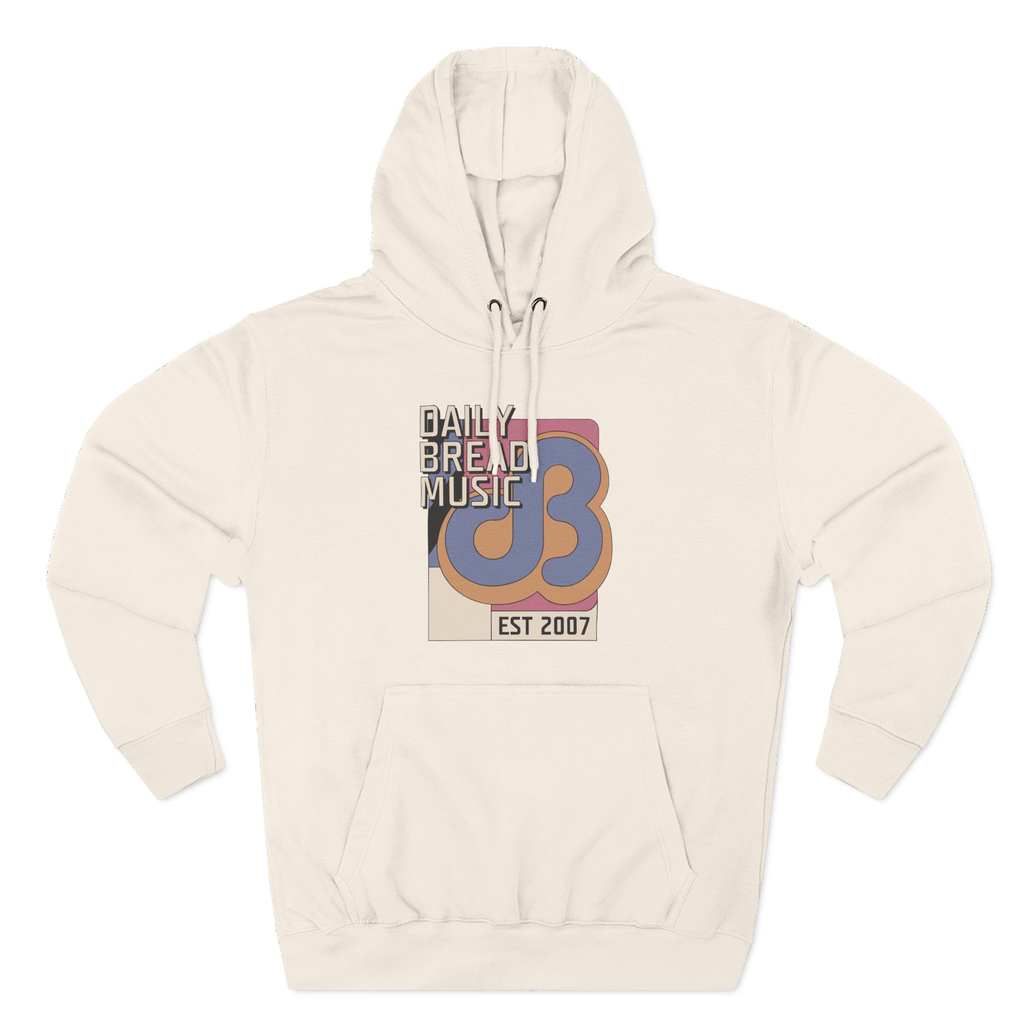 Daily Bread Retro Icon Three-Panel Fleece Hoodie