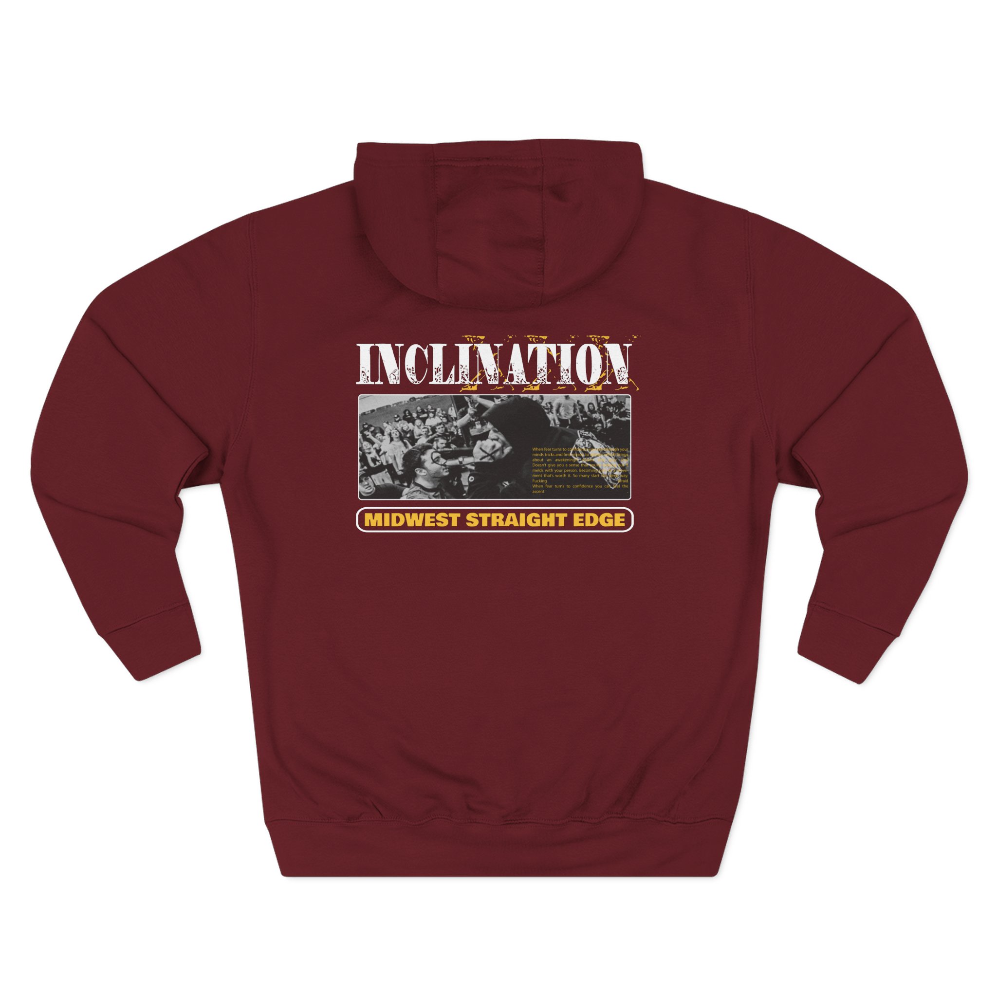 Inclination Three-Panel Fleece Hoodie