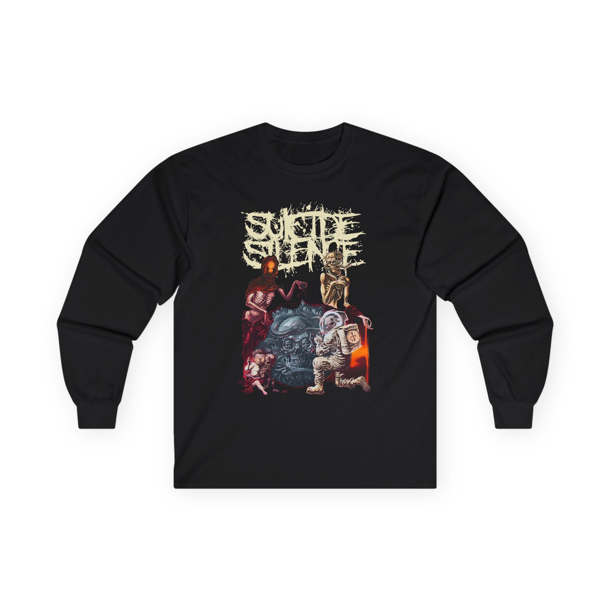 Suicide Silence Rymd Cover Tour 2023 Unisex Ultra Cotton Long Sleeve Tee