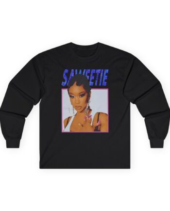 Saweetie Portrait Unisex Ultra Cotton Long Sleeve Tee