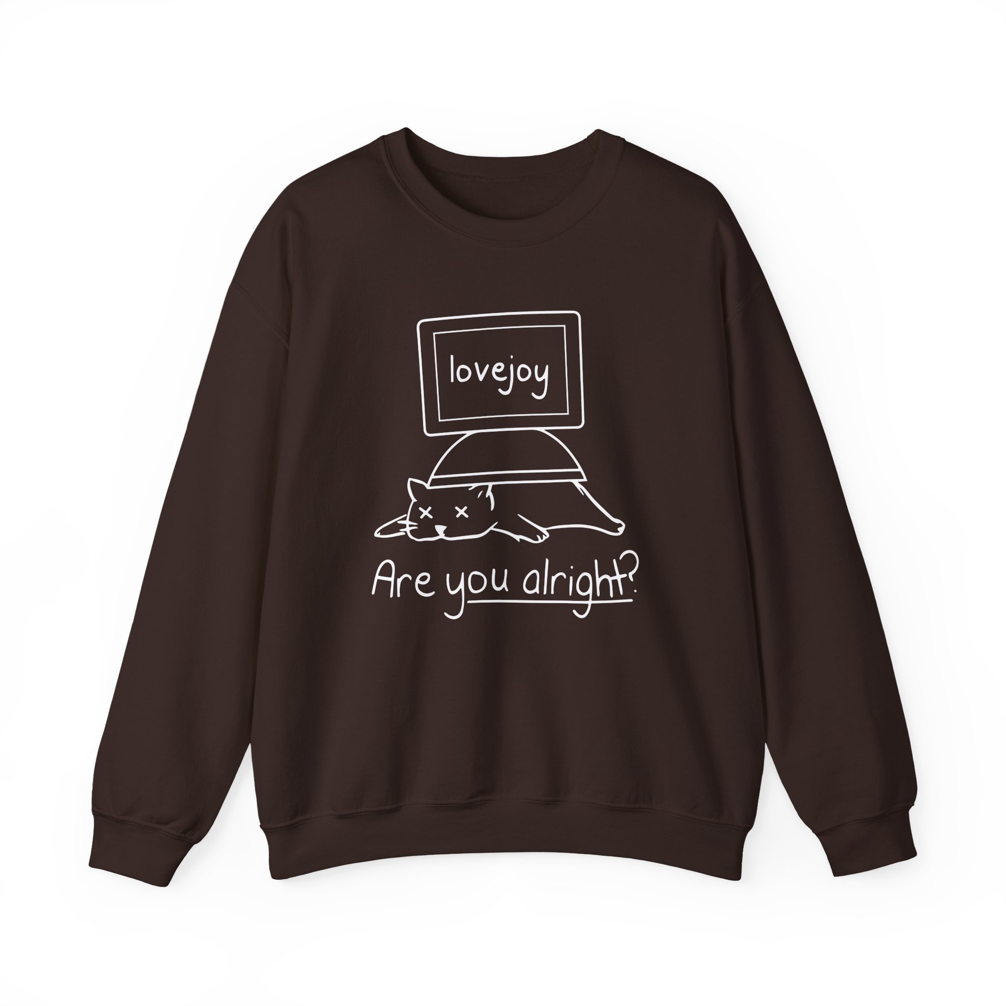 Lovejoy are you alright Unisex Heavy Blendâ„¢ Crewneck Sweatshirt
