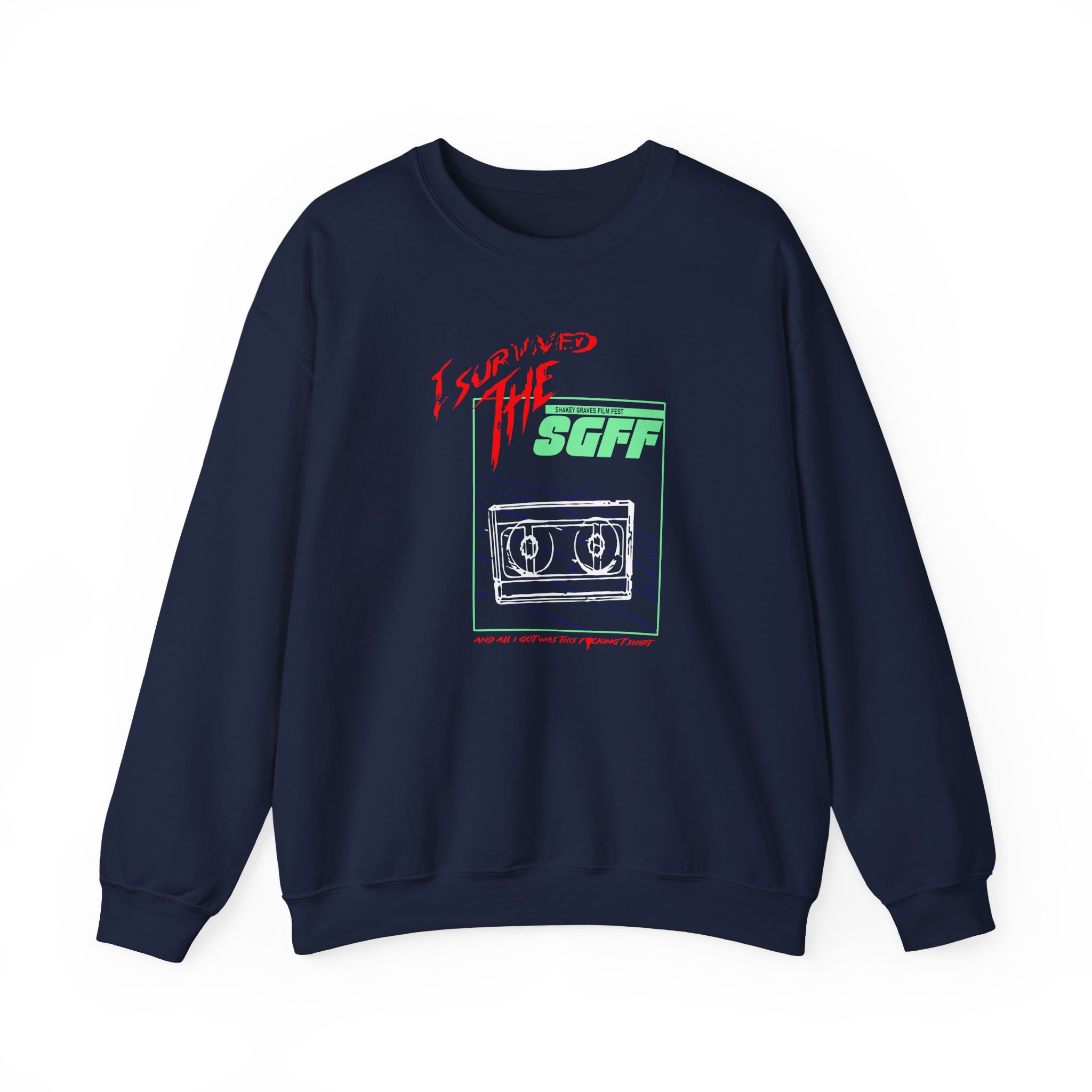 Shakey Graves Film Festival Unisex Heavy Blendâ„¢ Crewneck Sweatshirt