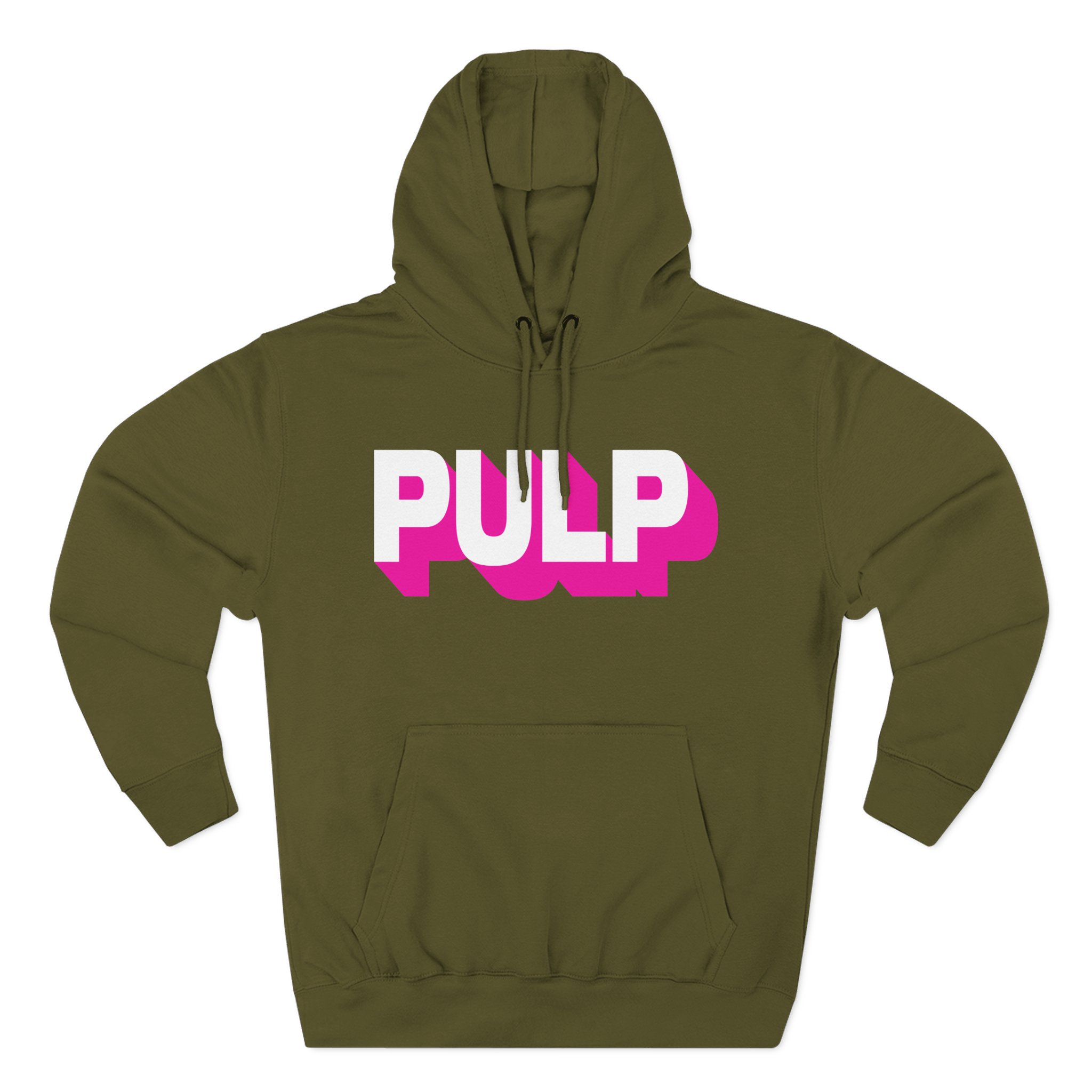 Pulp Logo Three-Panel Fleece Hoodie