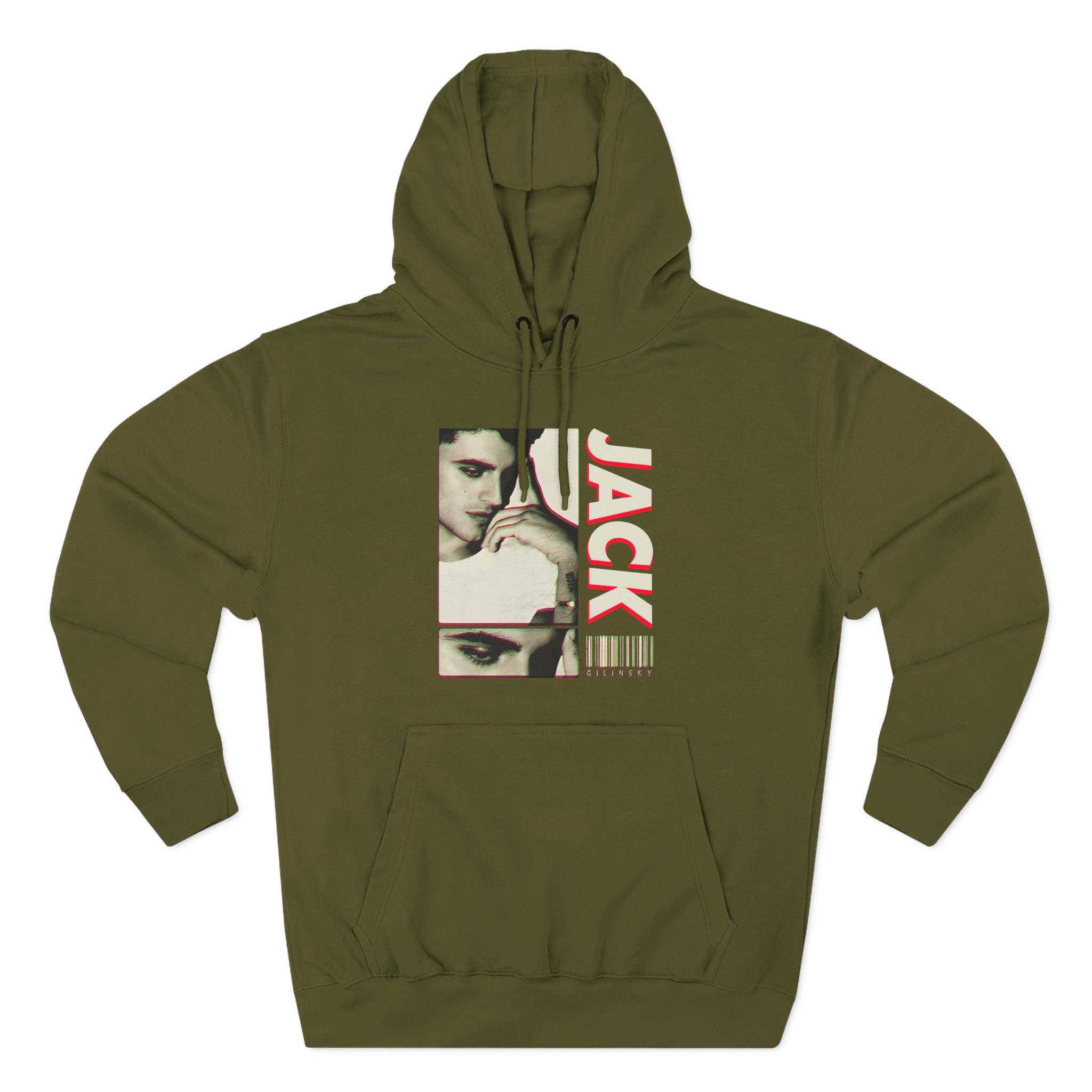 Jack Gilinsky Retro Three-Panel Fleece Hoodie
