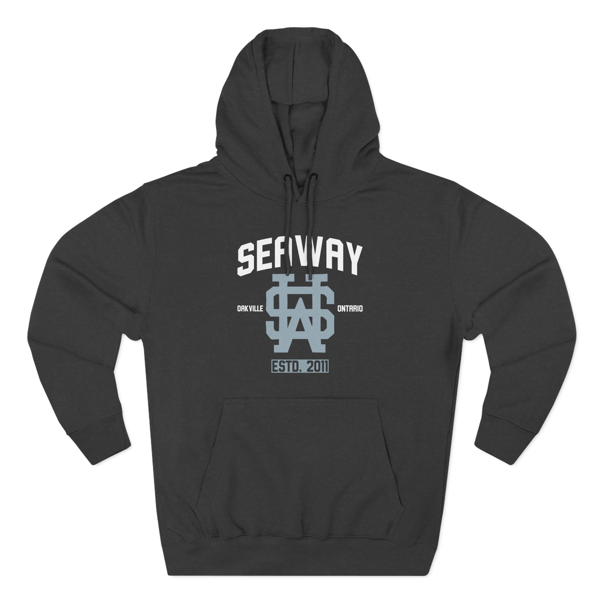 Seaway Monogram Three-Panel Fleece Hoodie